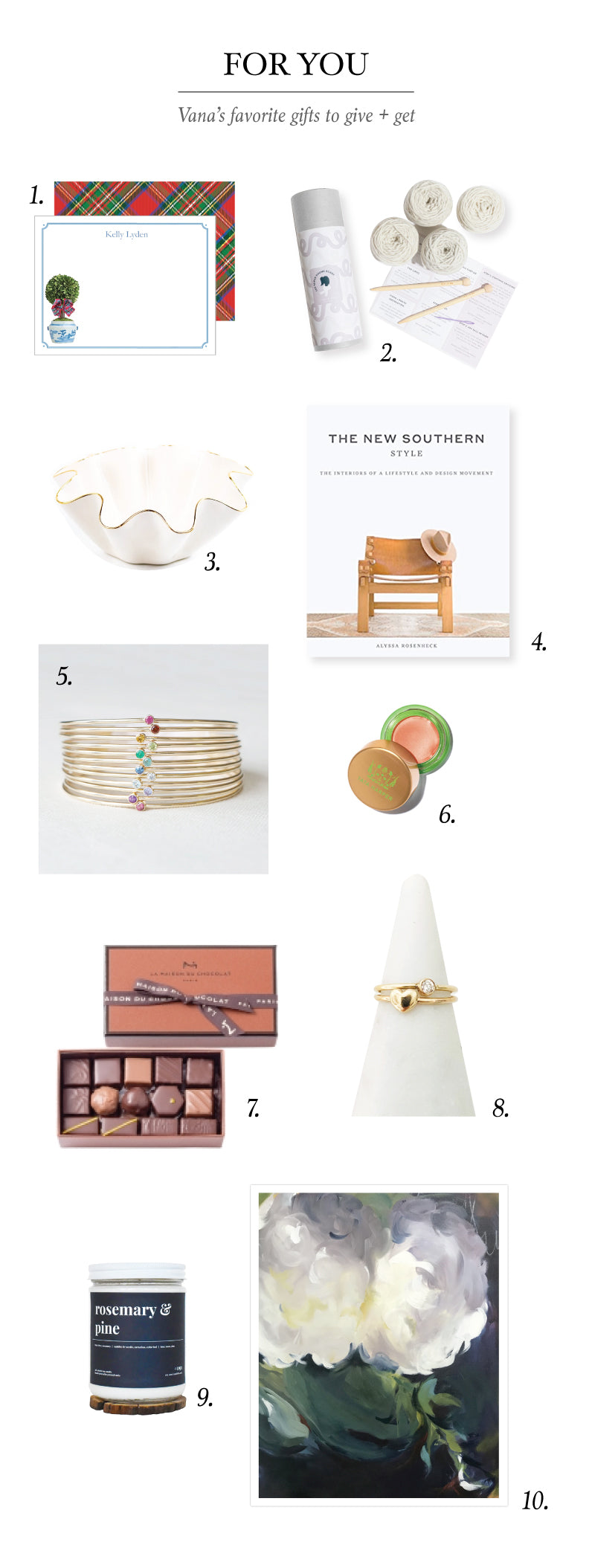 2020 Gift Guide - Vana's Favorite Things to Gift + Get
