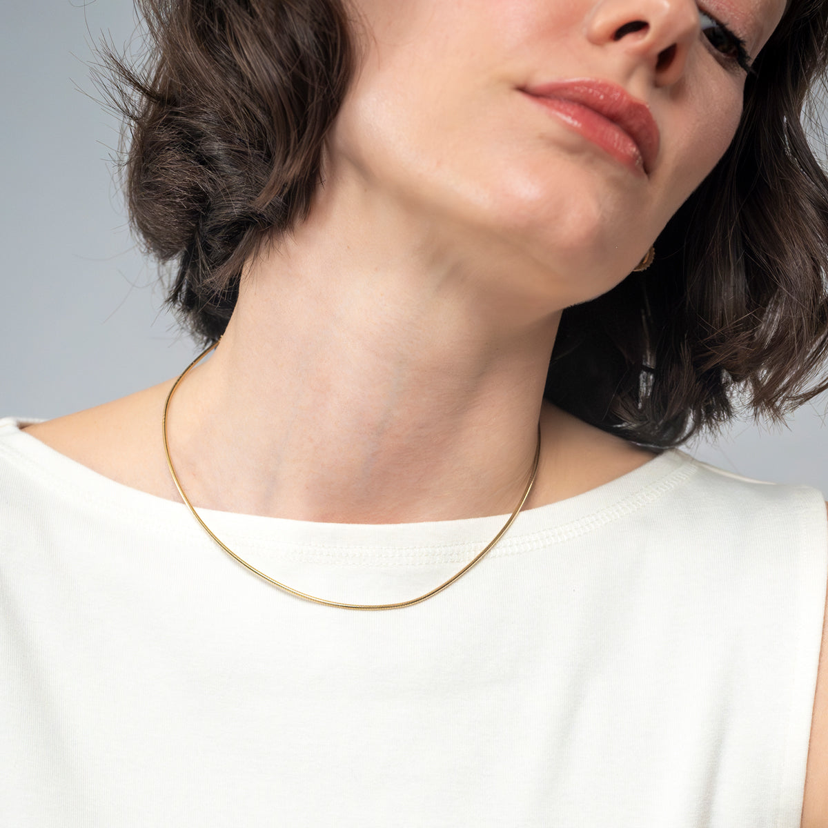 The 1.5 mm Omega Necklace