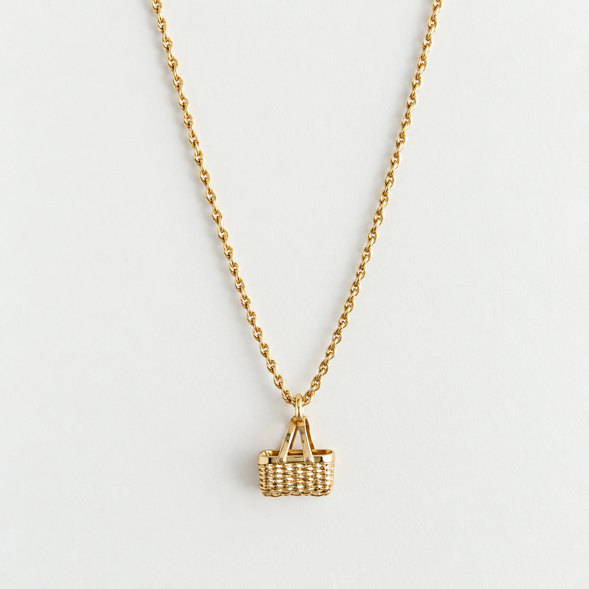 14K Basket Charm