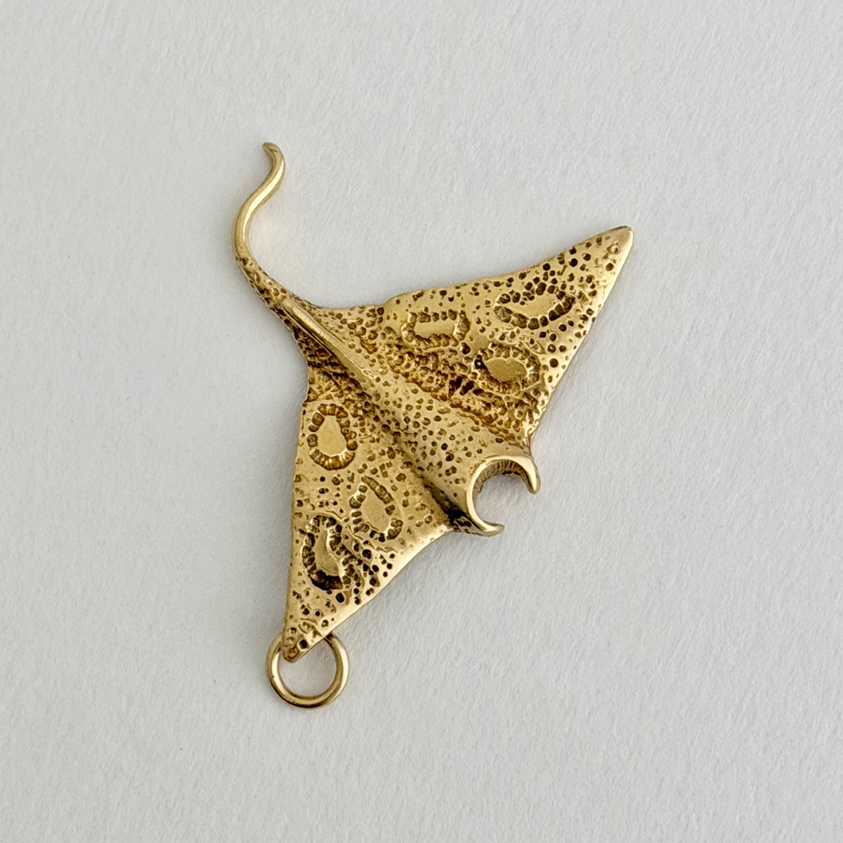 14K Stingray Charm