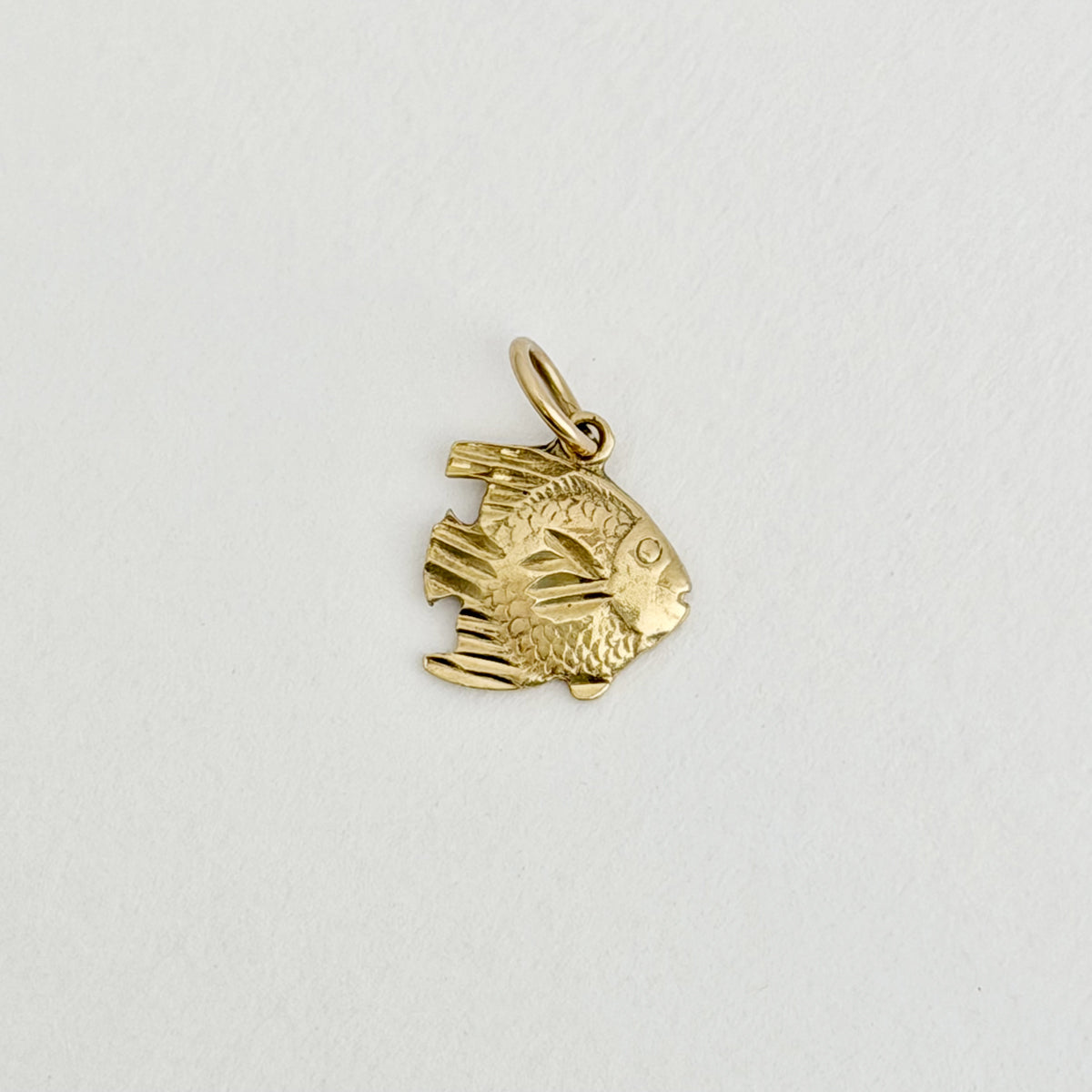 14K Small Fish Charm