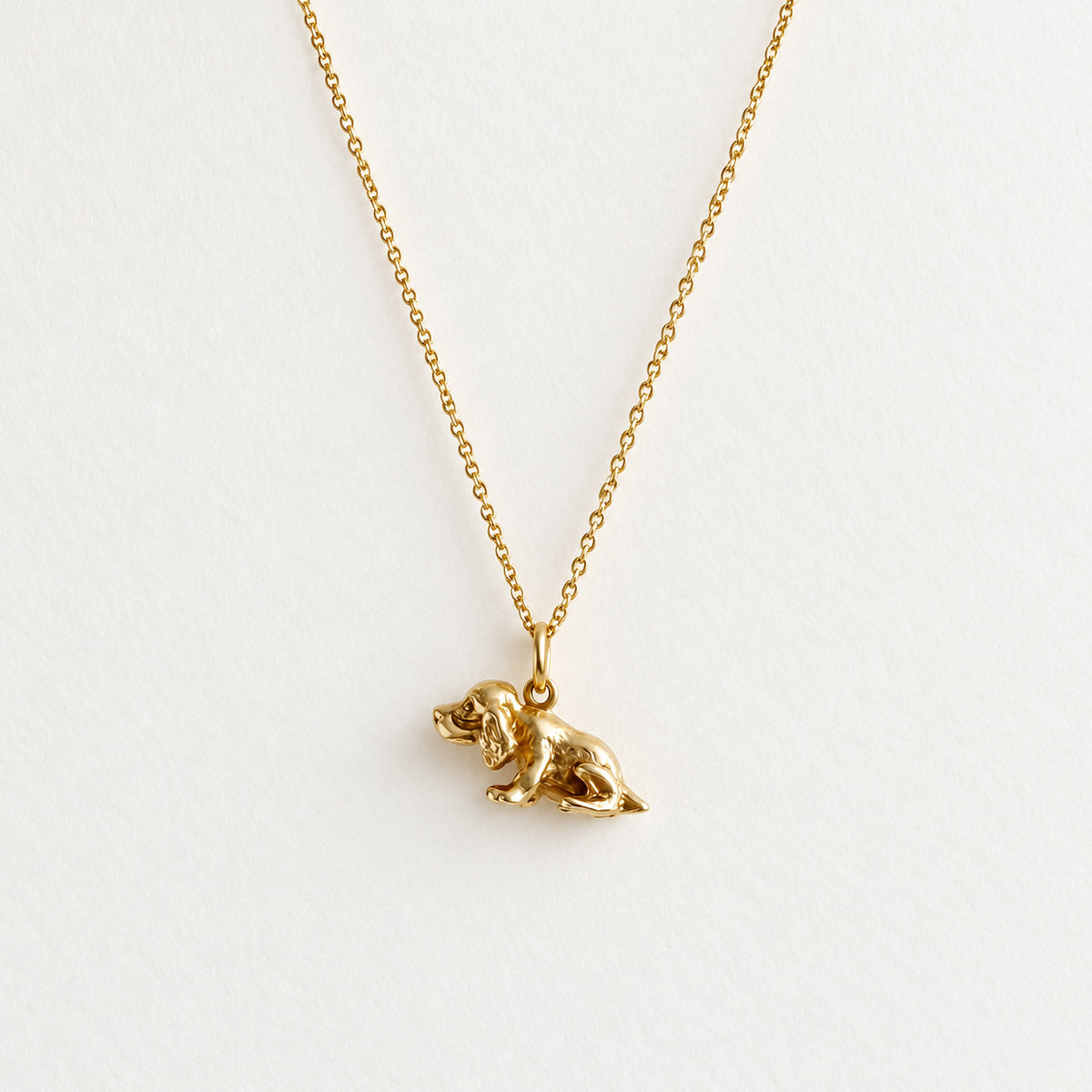 14K 3D Cocker Spaniel Charm