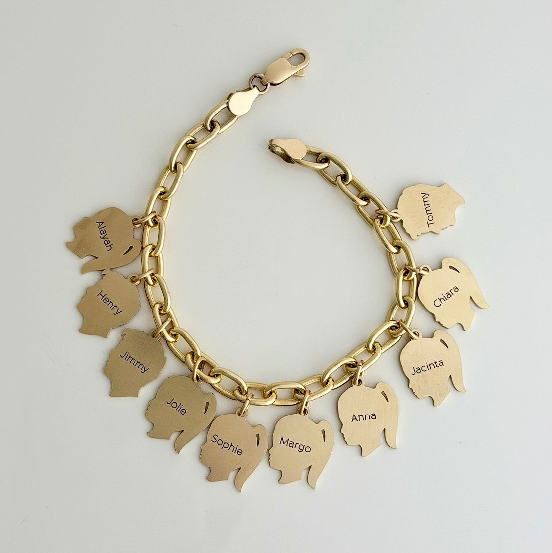 Classic Silhouette Charm Bracelet
