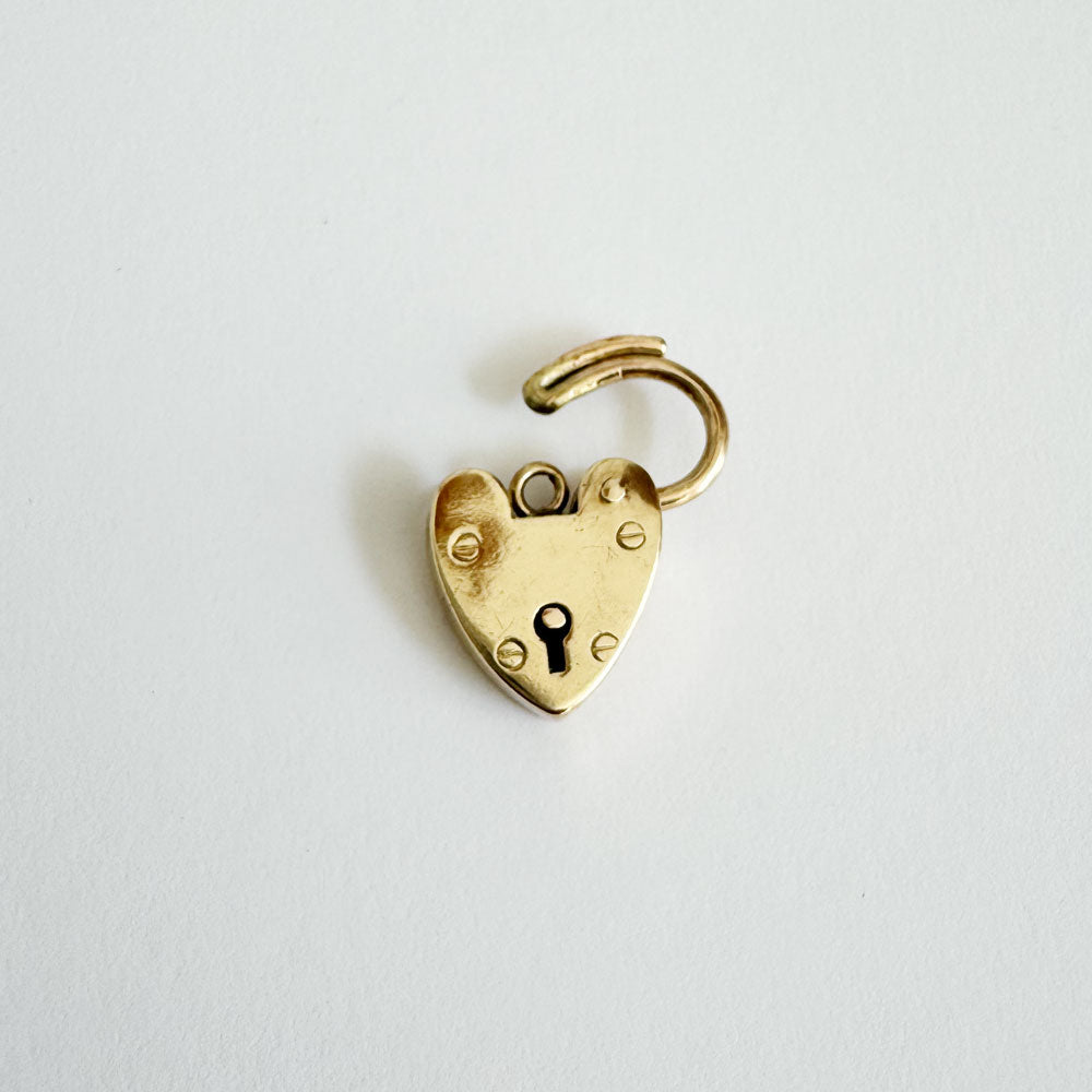 Vintage 9K Gold Padlock