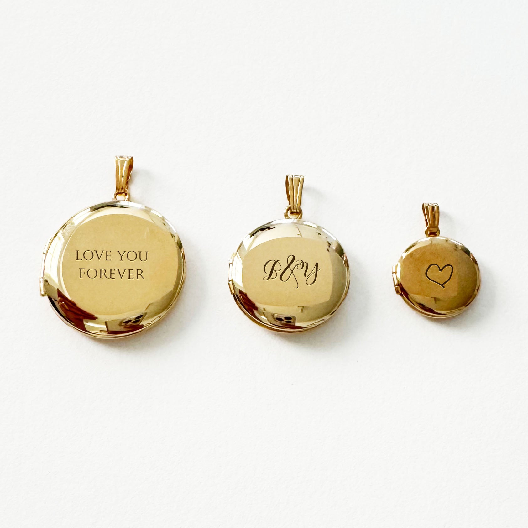 Gold Filled The Petite Silhouette Locket Necklace