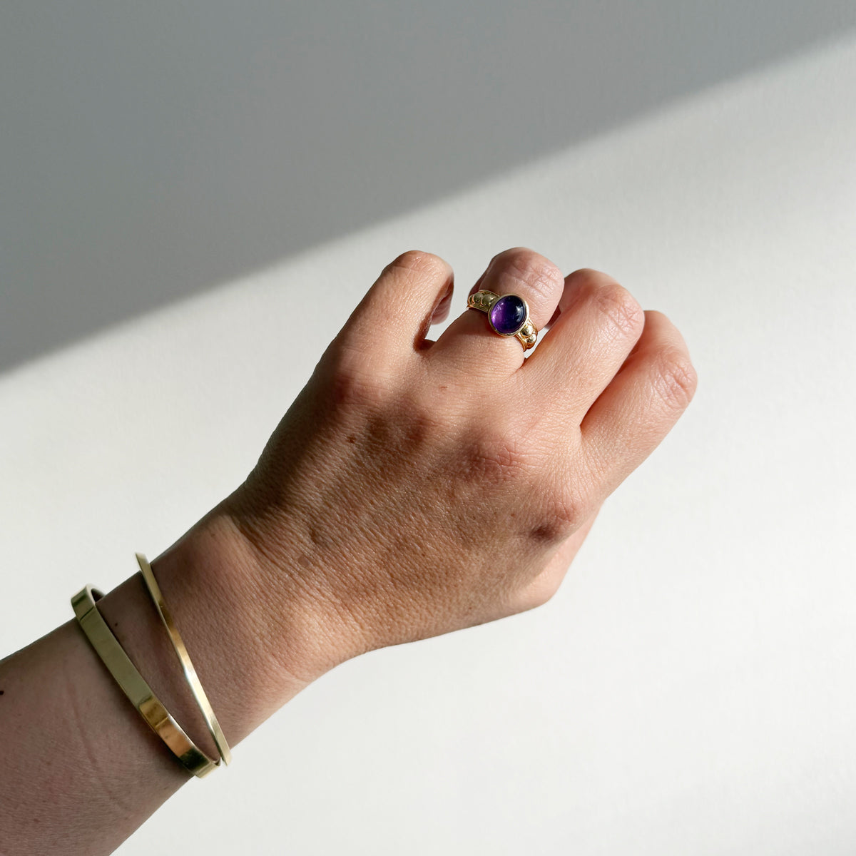 14K Amethyst Ring - Size 5.5