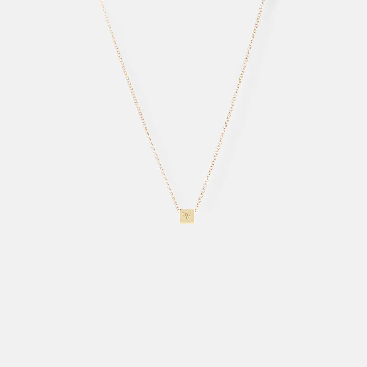 The Cube Pendant Necklace - Vana Chupp Studio