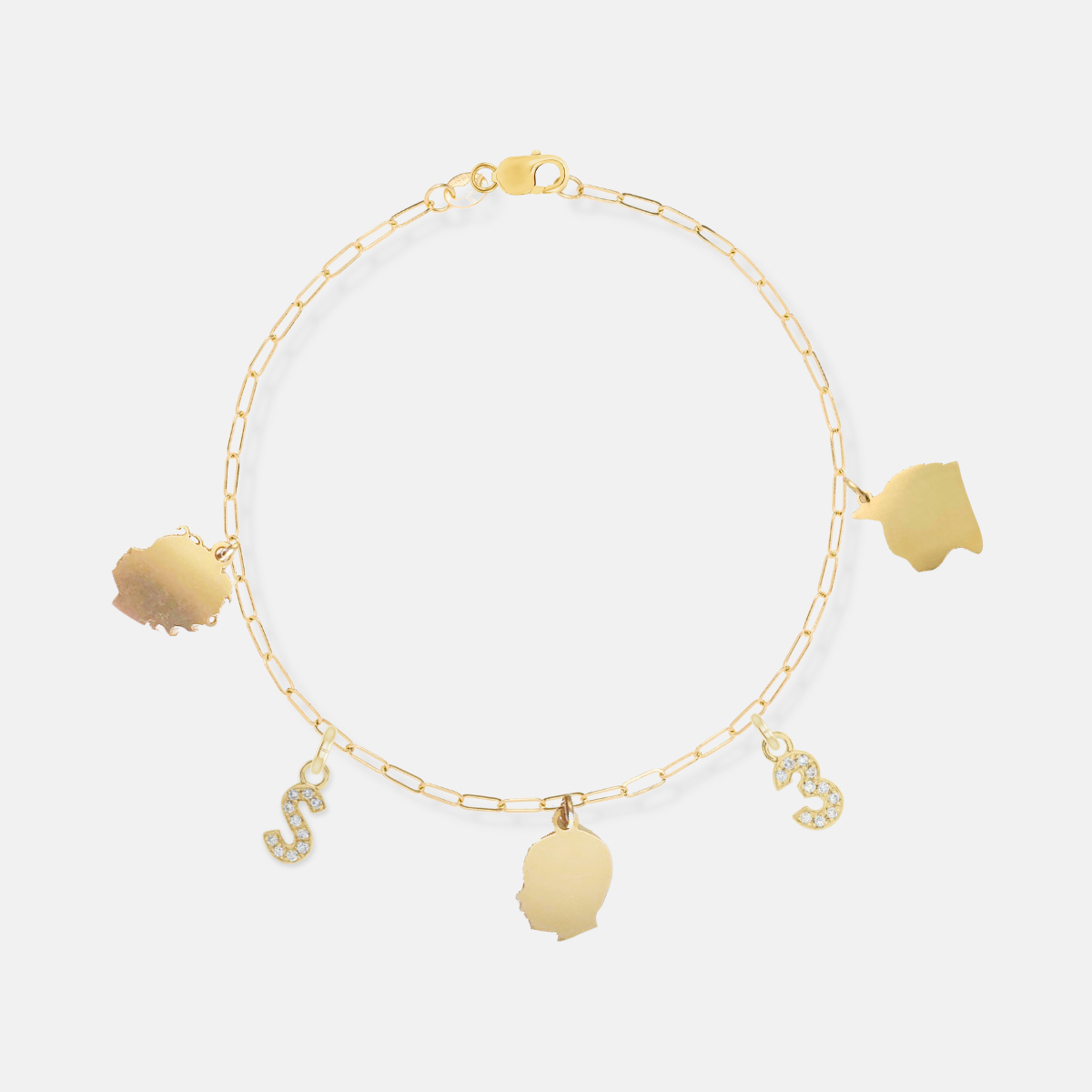 Paperclip Chain Bracelet - Dainty Weight - Vana Chupp Studio