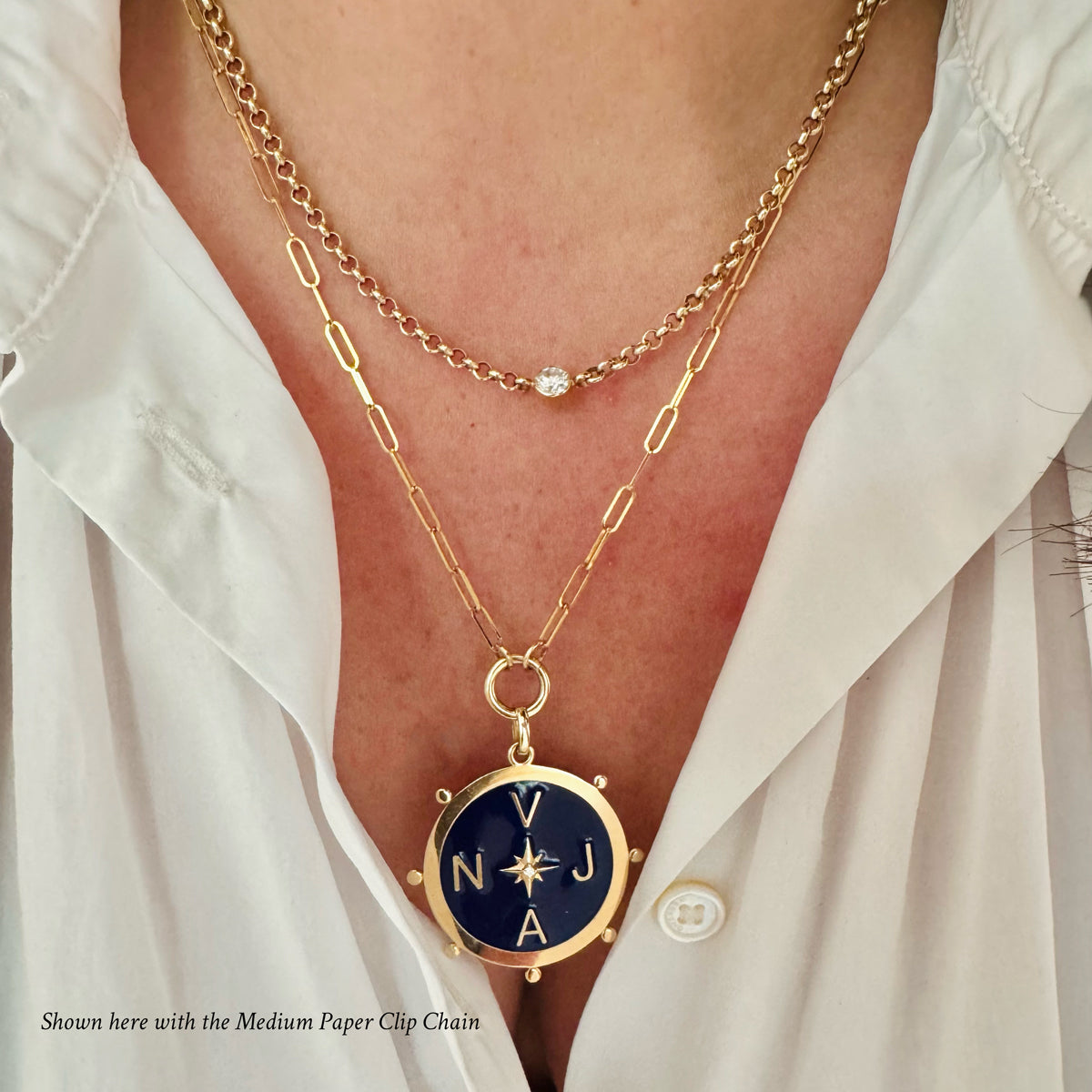 The Family Compass Medallion - Vana Chupp Studio