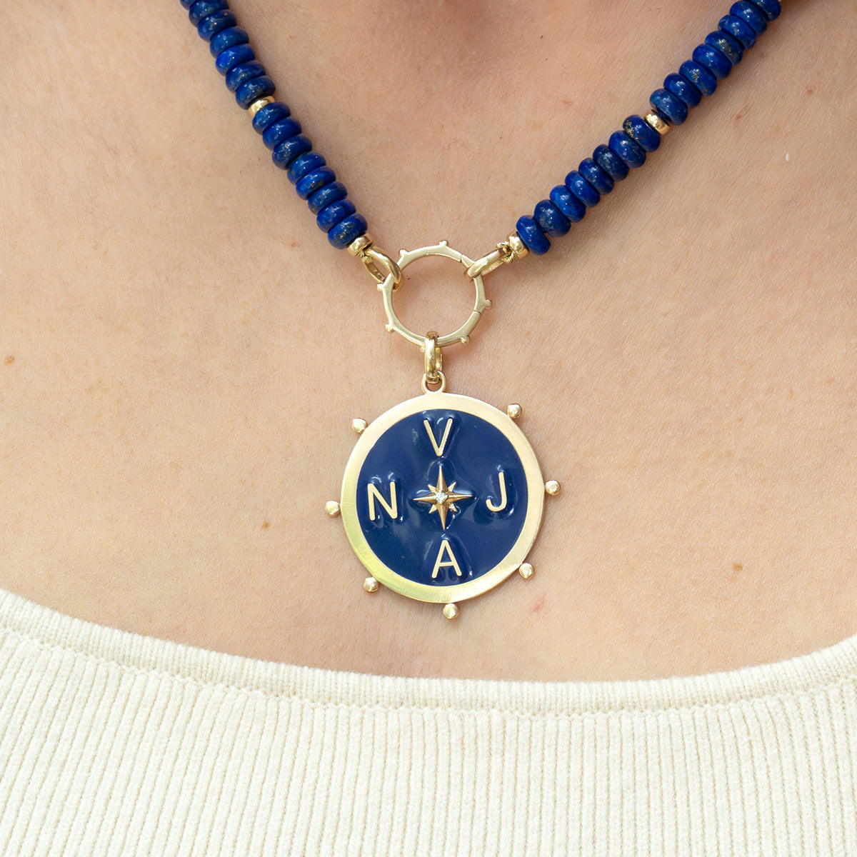 The Family Compass Medallion - Vana Chupp Studio