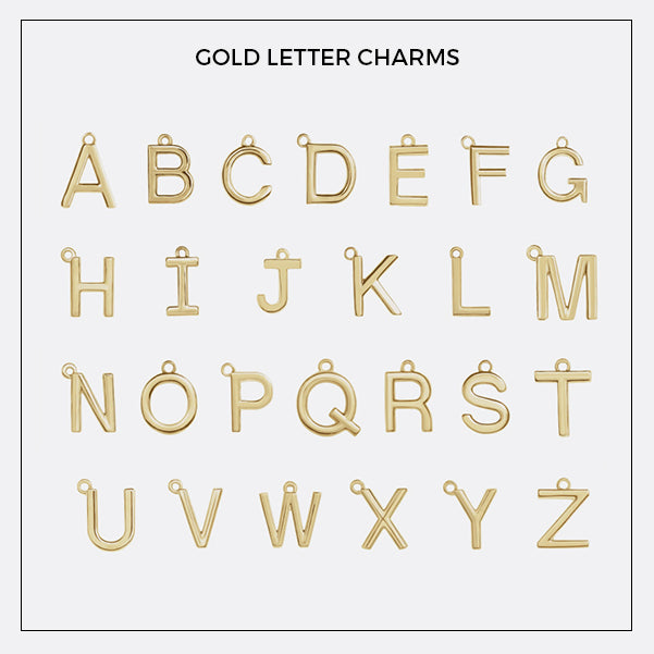 Letter Charms - Vana Chupp Studio