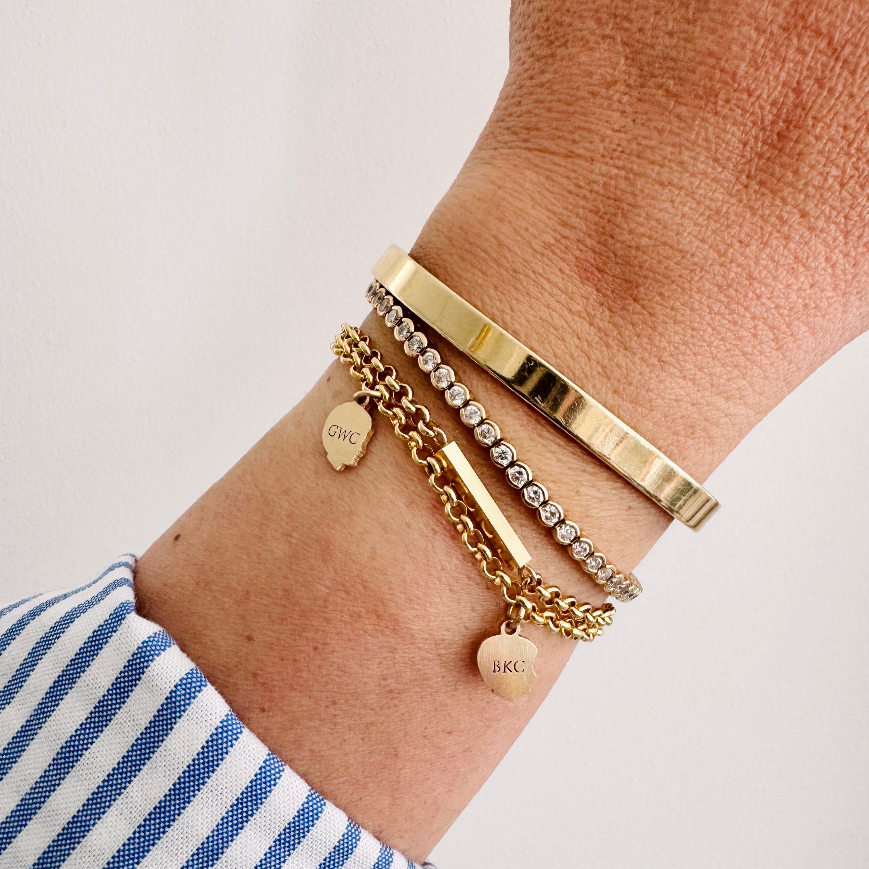 Petite Silhouette Charm Bracelet