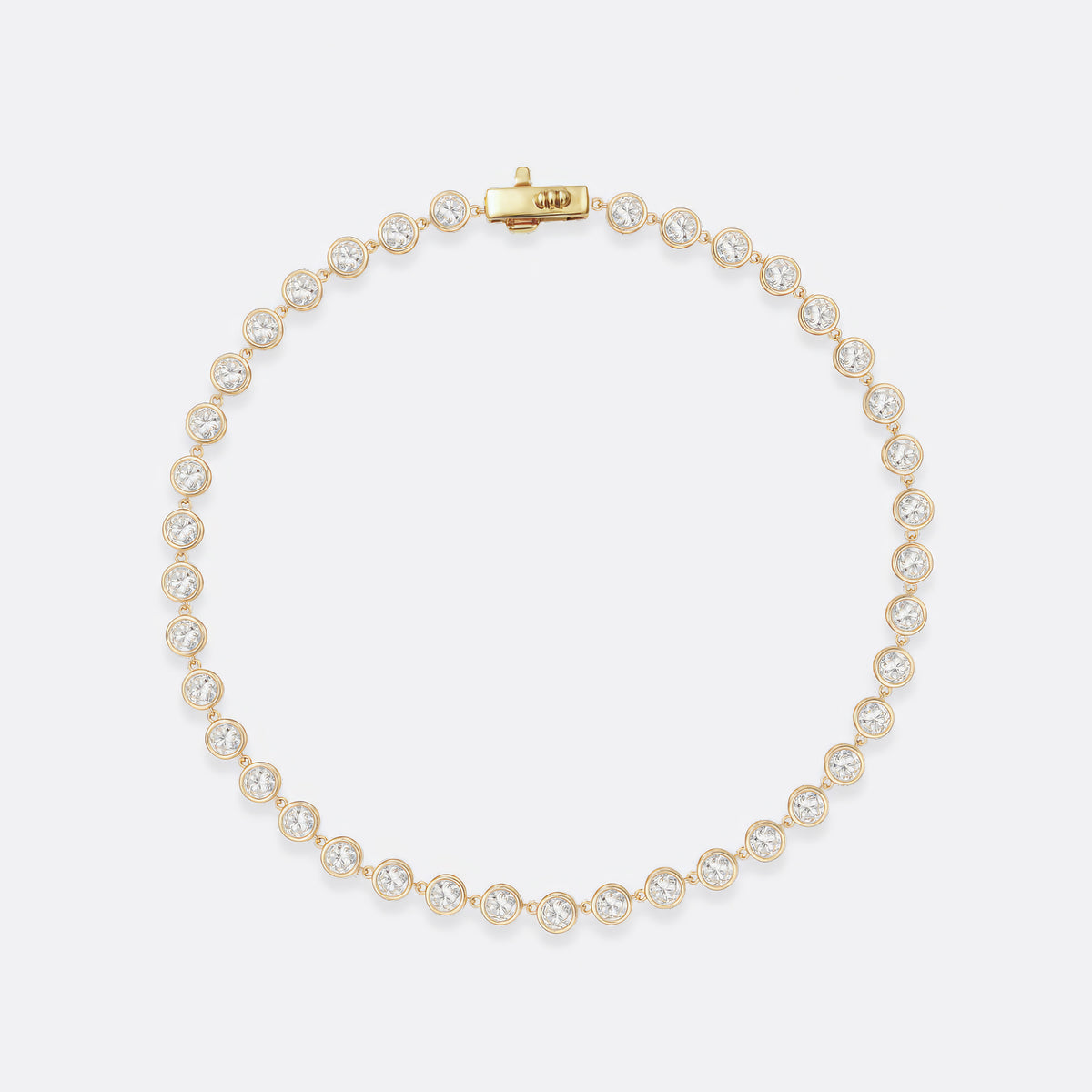 Button Back Diamond Bracelet