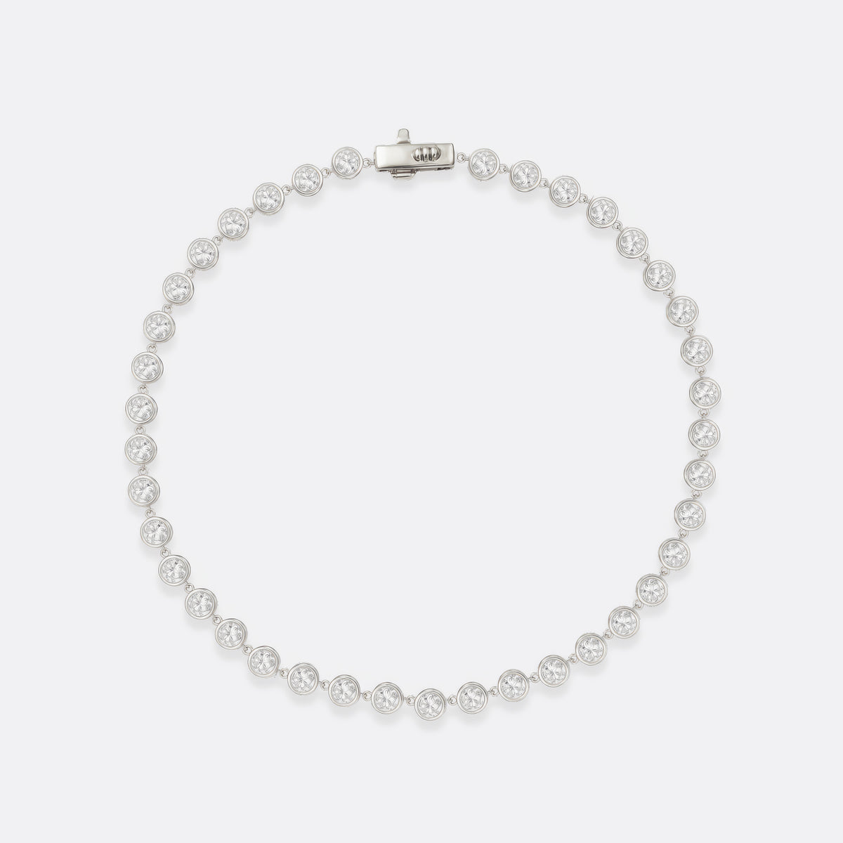 Button Back Diamond Bracelet