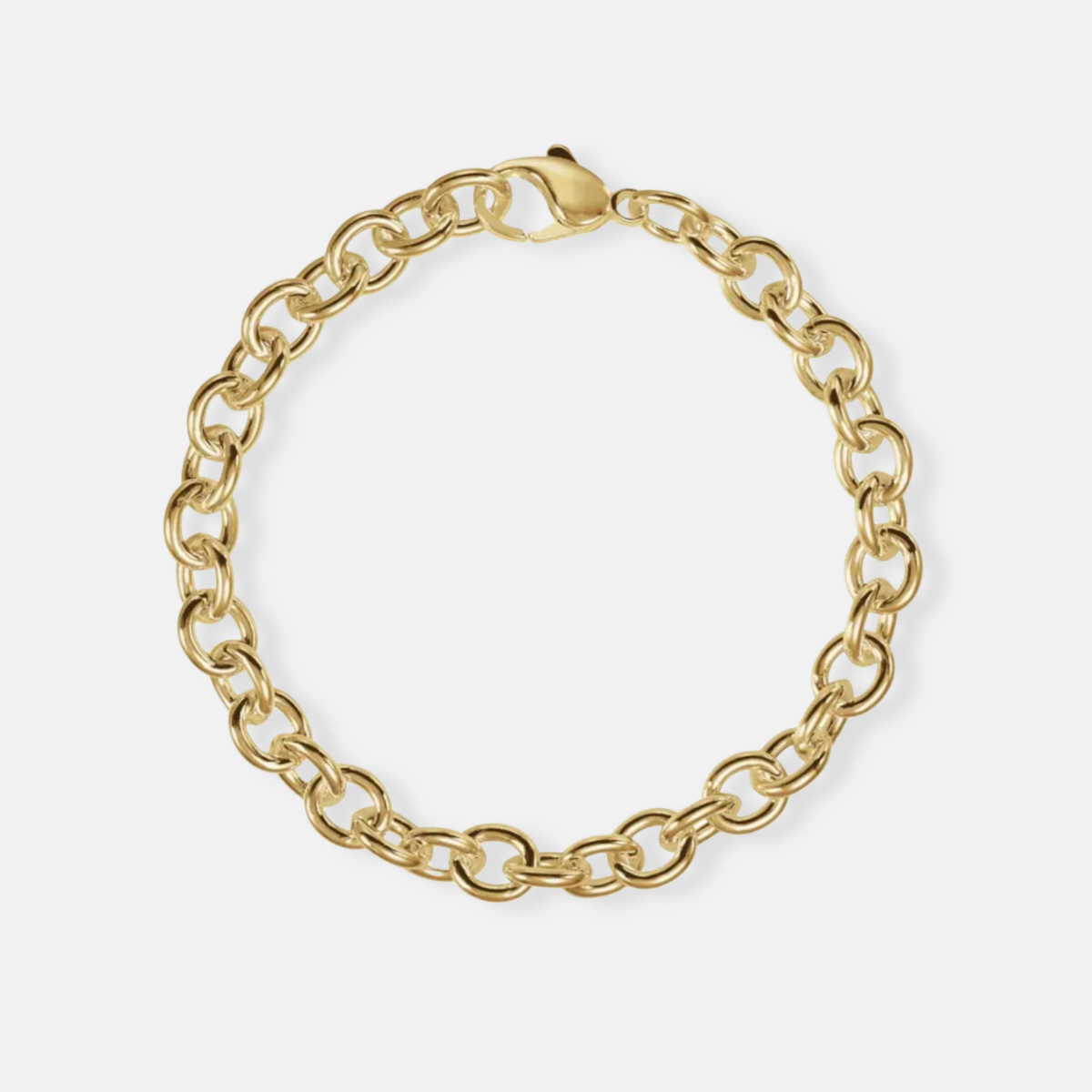 14K Gold Filled Round Link Bracelet - Vana Chupp Studio