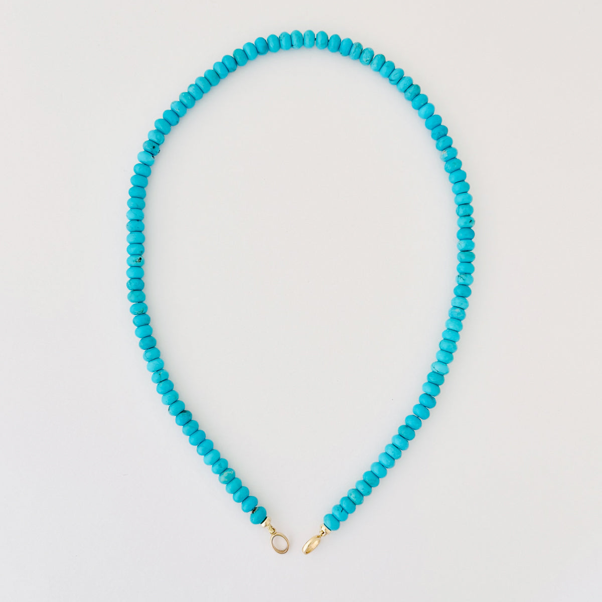 Turquoise Necklace with Charm Holder