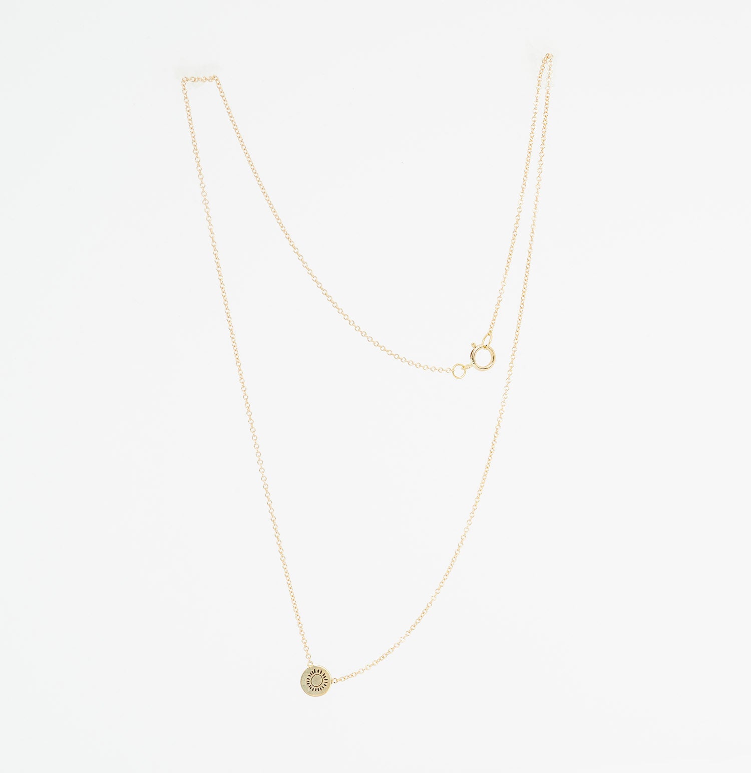 14K Yellow Gold Sunshine Necklace