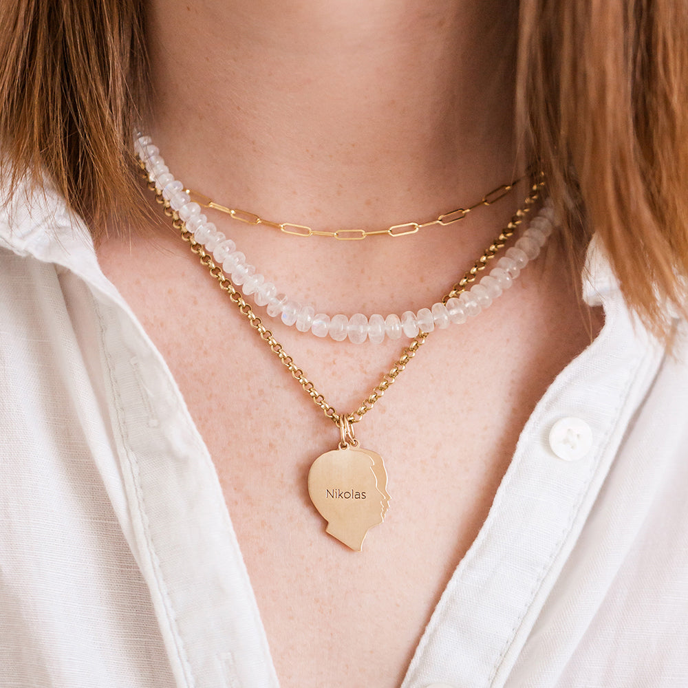Heavyweight Rolo Chain Necklace - Vana Chupp Studio