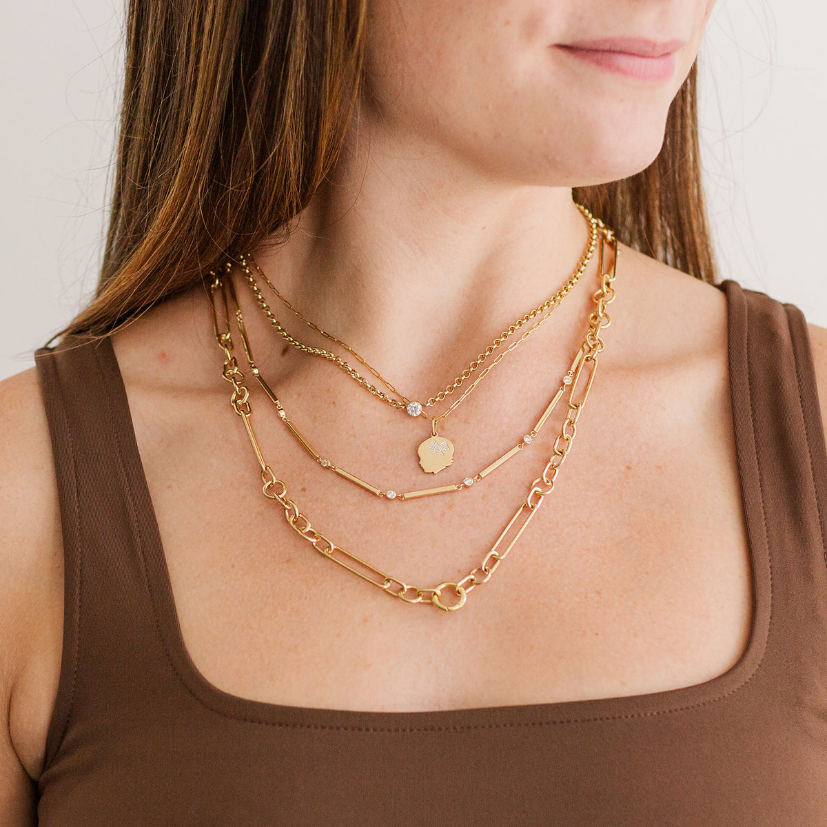 The Diamond Solitaire Necklace - Vana Chupp Studio