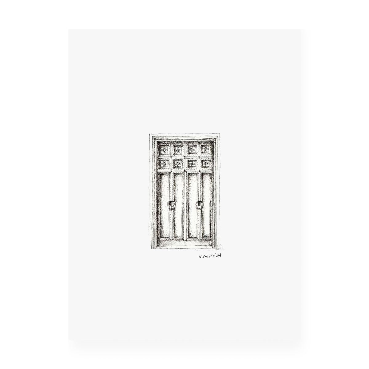 Venice Door Illustration