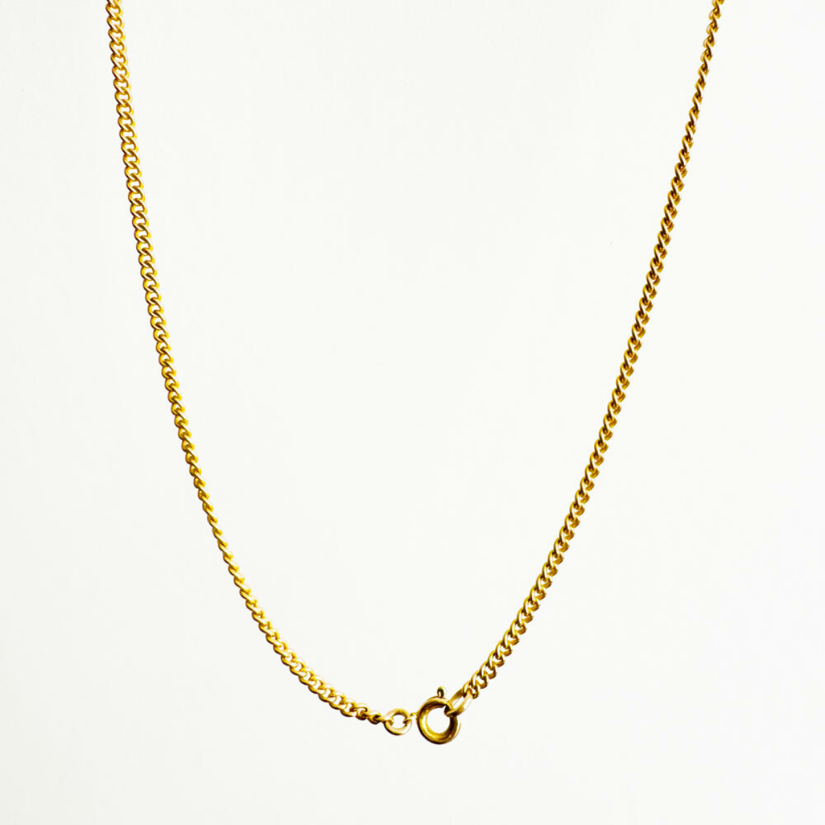 Vintage 9K Curb Chain