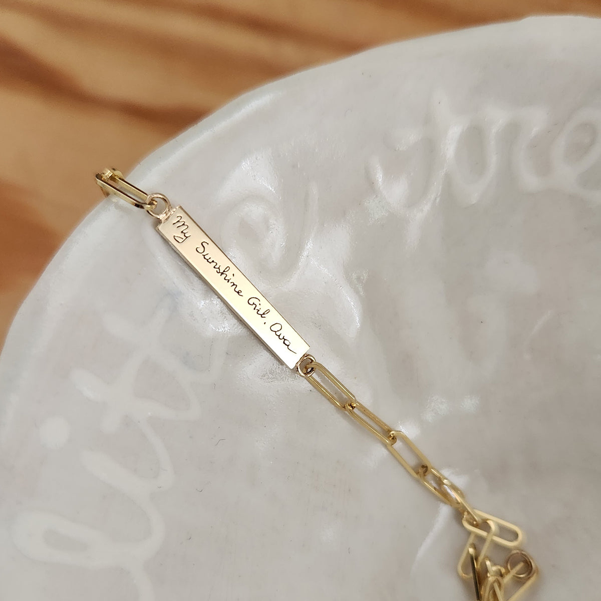 The Nameplate Bracelet