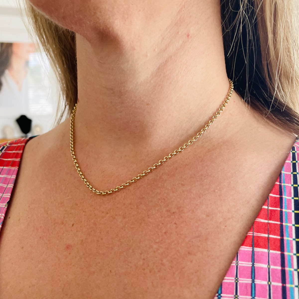 Heavyweight Rolo Chain Necklace - Vana Chupp Studio