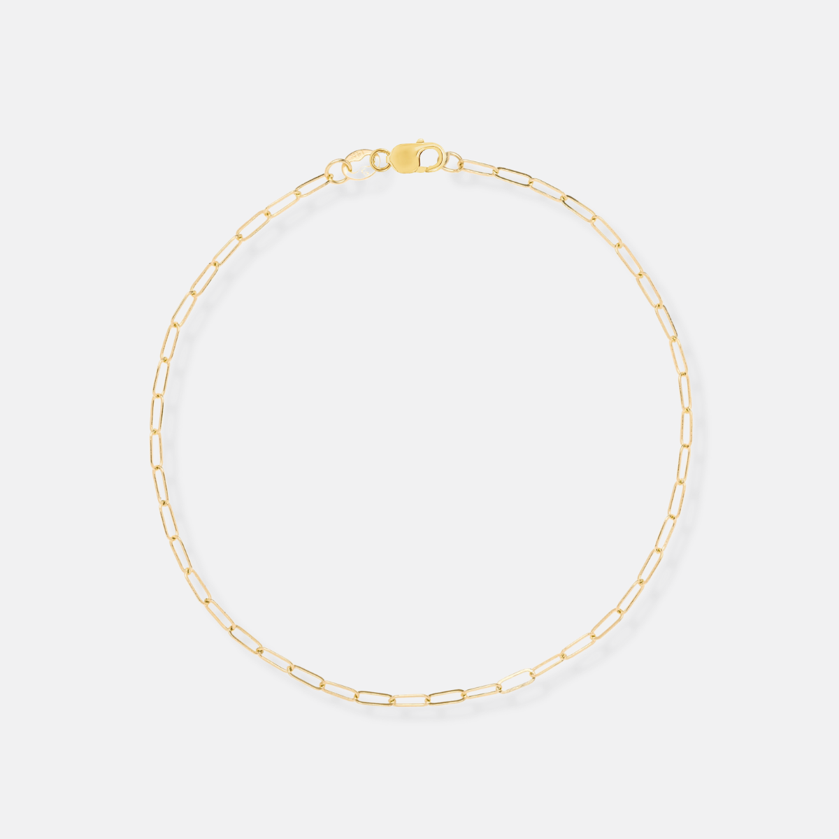 Paperclip chain bracelet - dainty