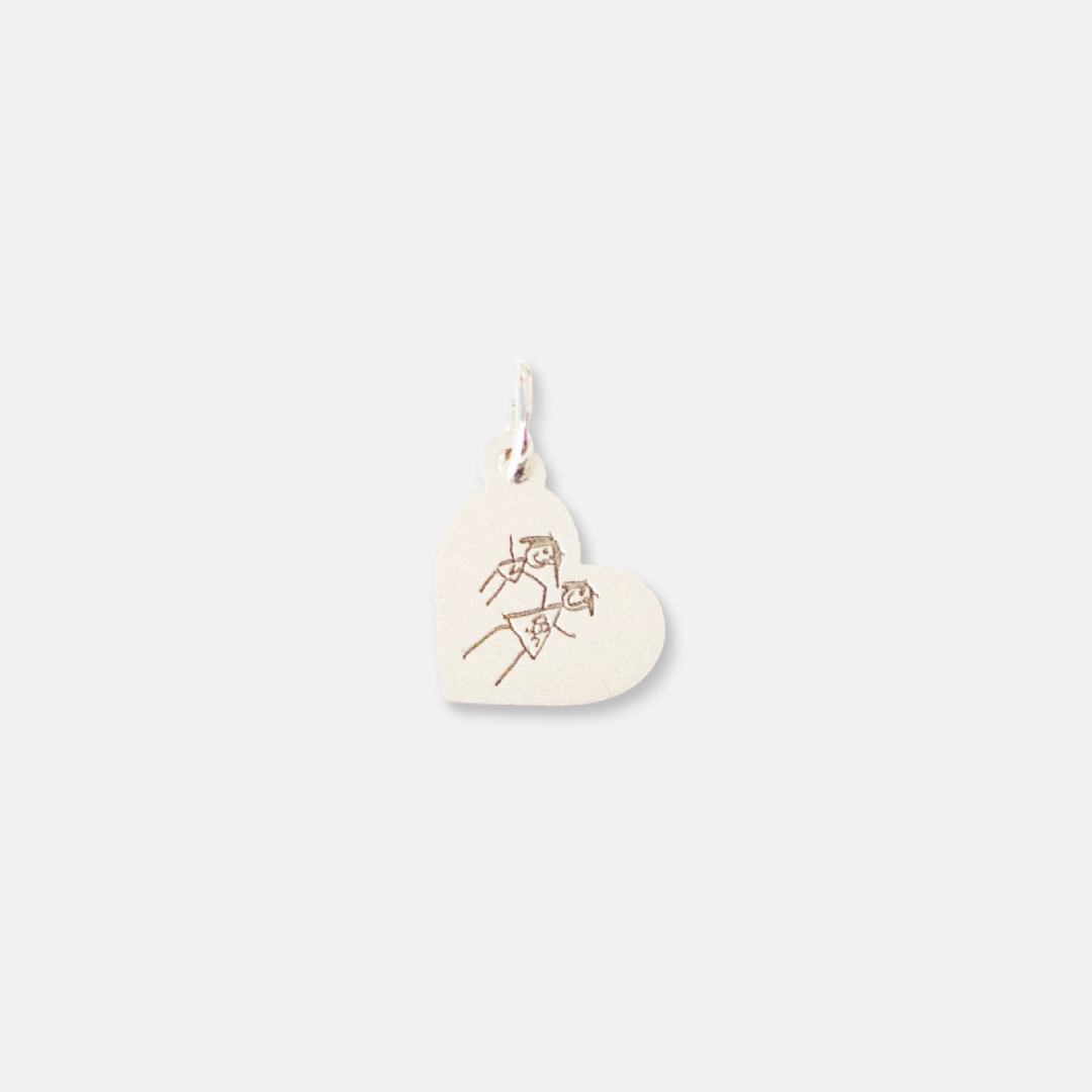 Personalized Heart Medallion - Small - Vana Chupp Studio