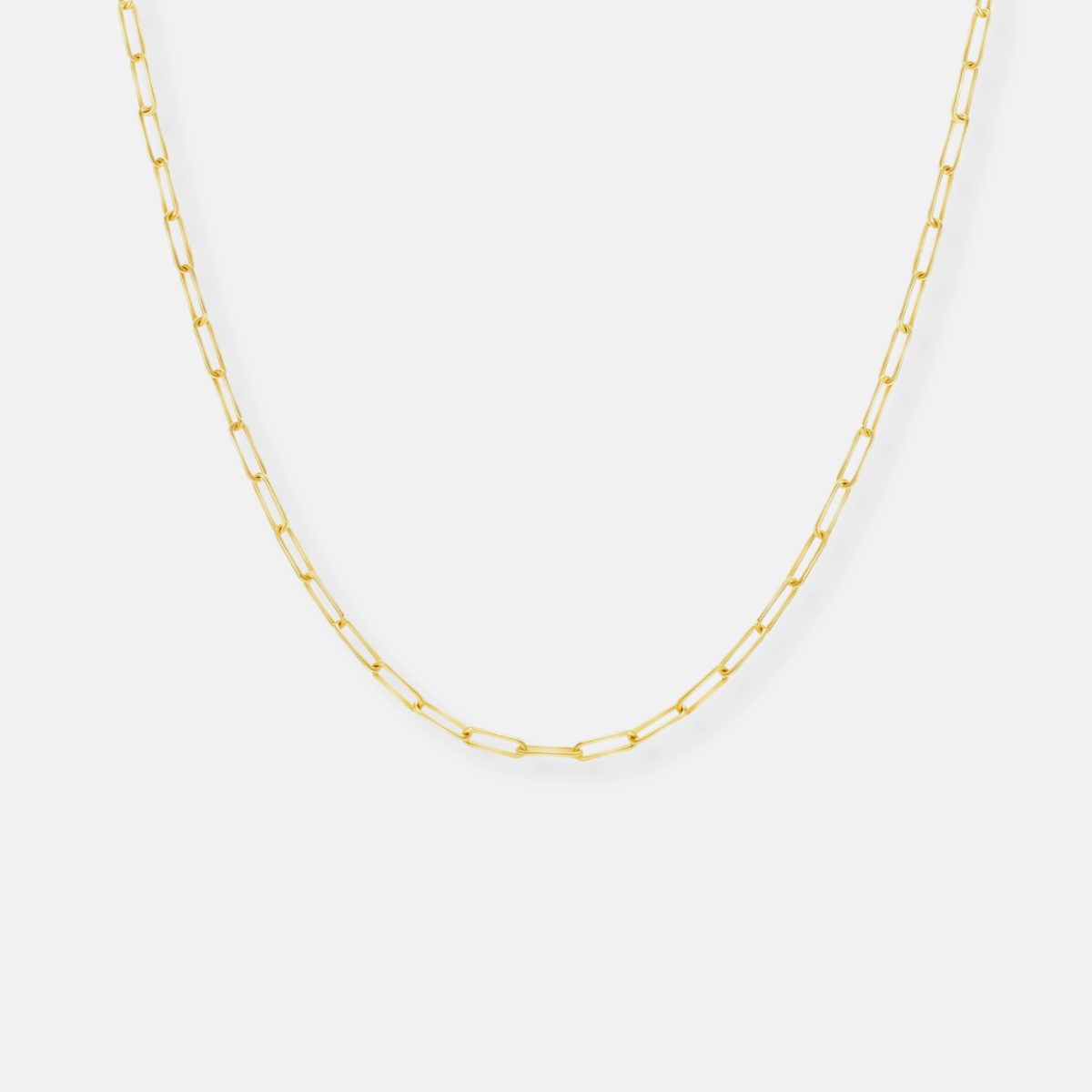 The Paperclip Chain Necklace - Dainty Weight | Vana Chupp Studio