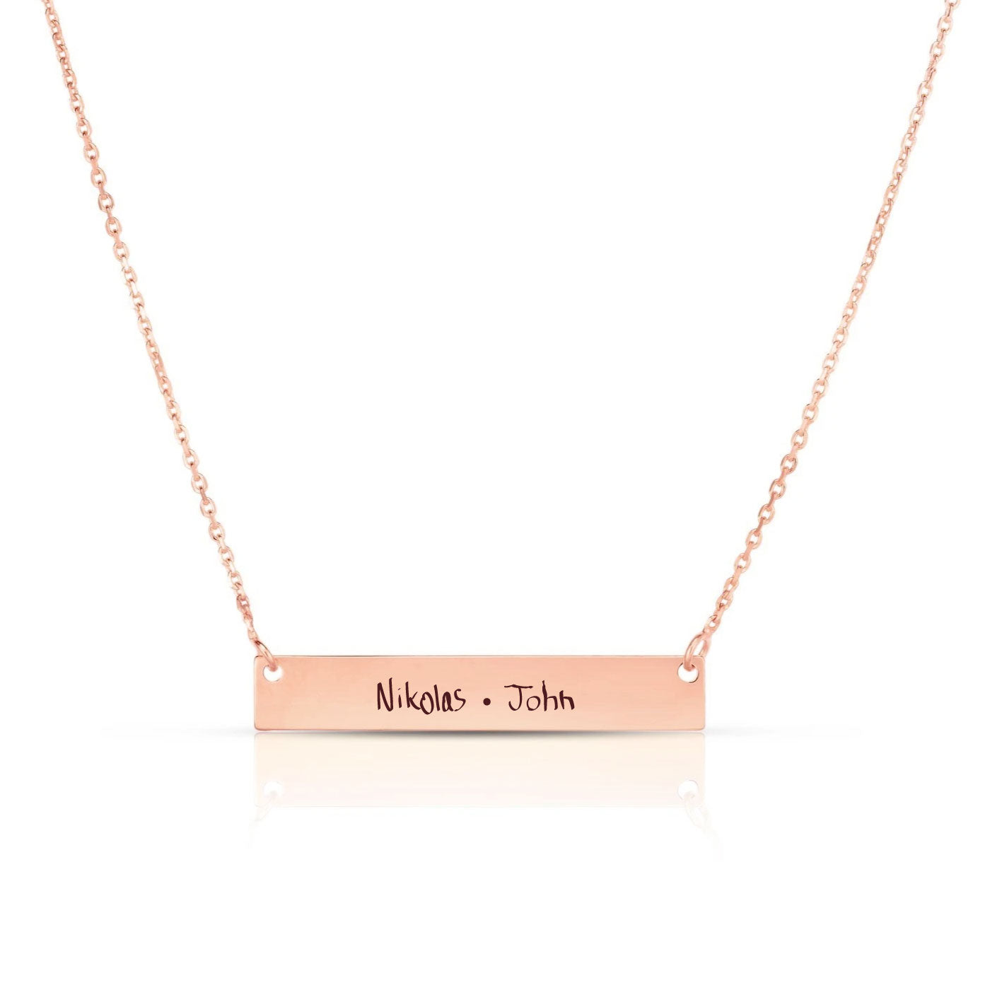 Personalized Bar Necklace