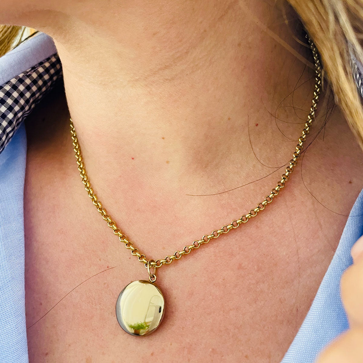 Heavyweight Rolo Chain Necklace - Vana Chupp Studio