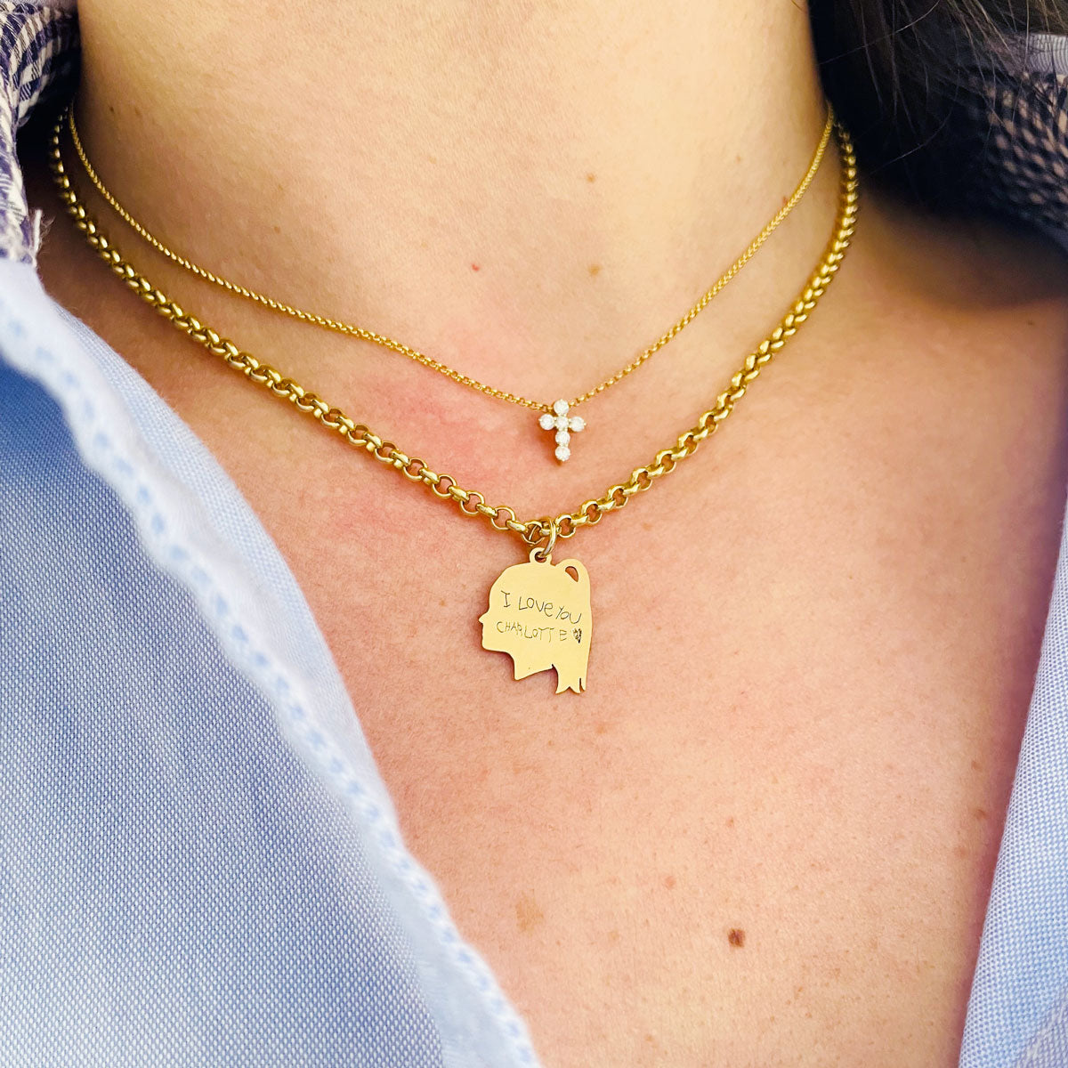 Heavyweight Rolo Chain Necklace