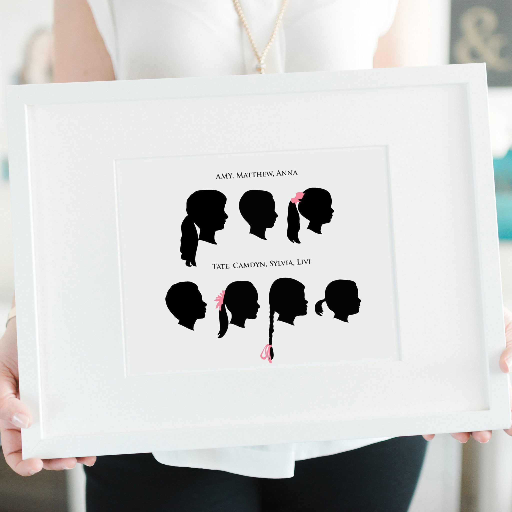 Classic Silhouette Portrait - Multiple - Vana Chupp Studio