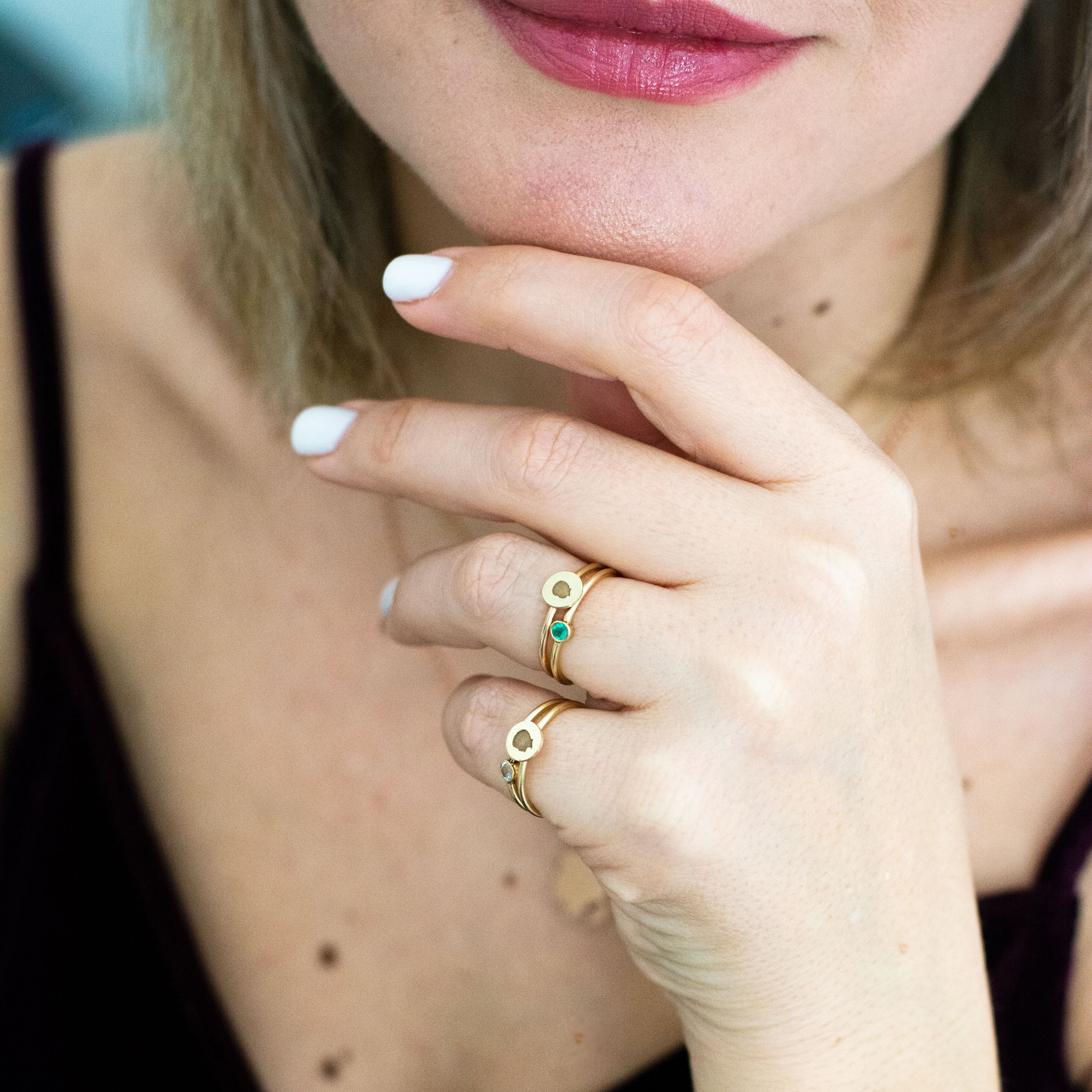 14K Ring Sets - 2 Rings - Vana Chupp Studio