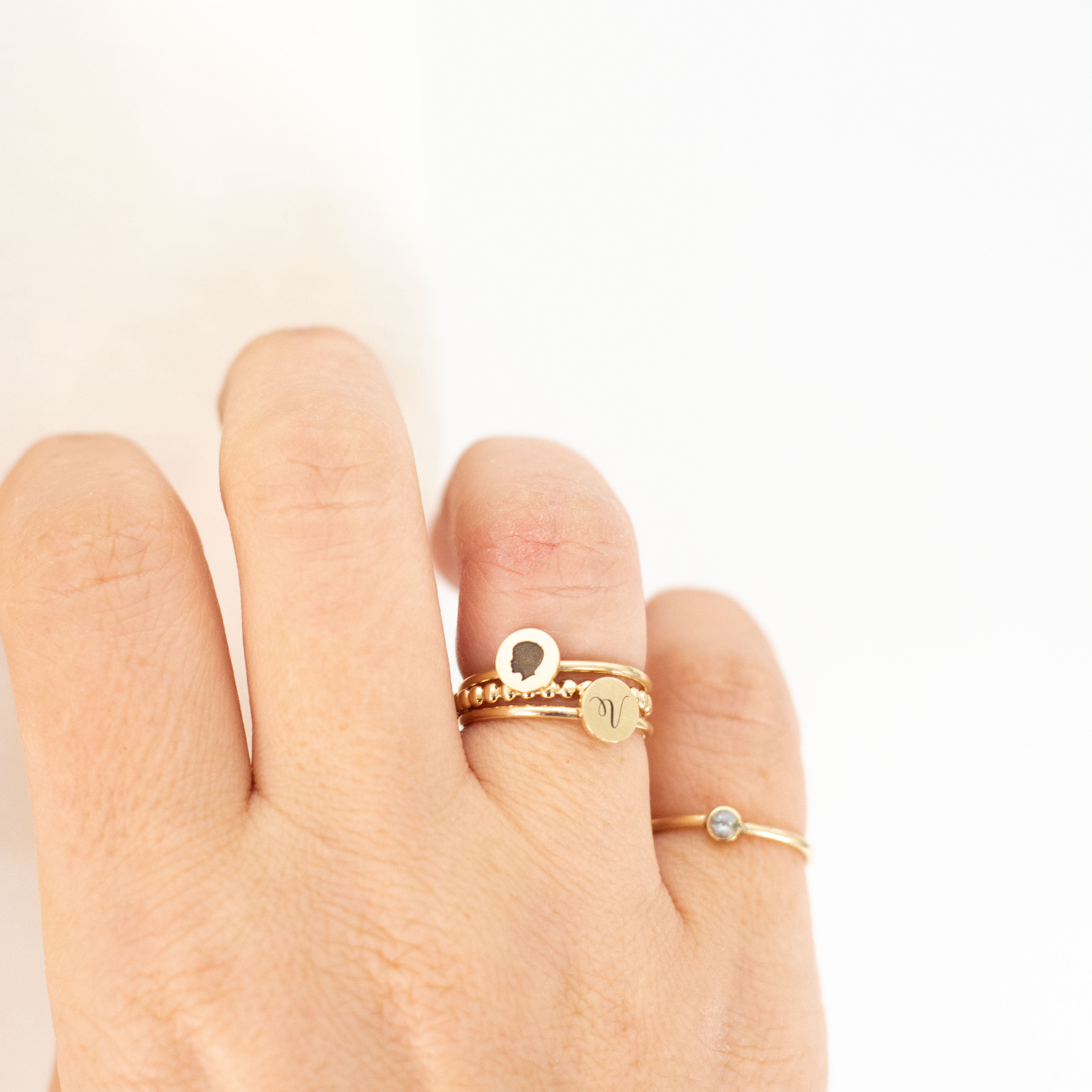 14K Ring Sets - 3 Rings - Vana Chupp Studio