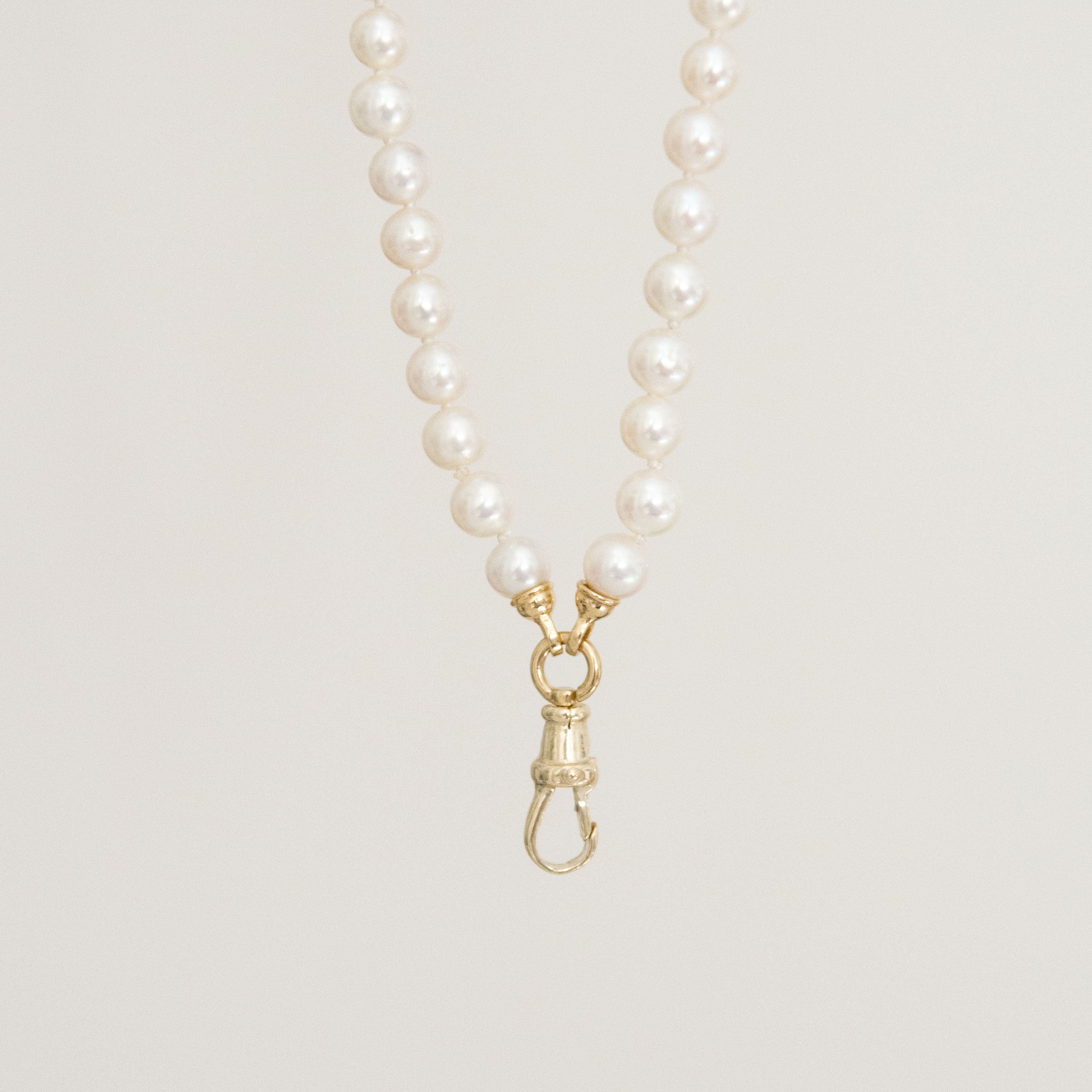 Build Your Own 14K Gold Pearl Charm Necklace