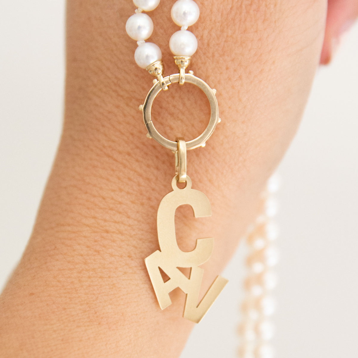 Build Your Own 14K Gold Pearl Charm Necklace - Vana Chupp Studio