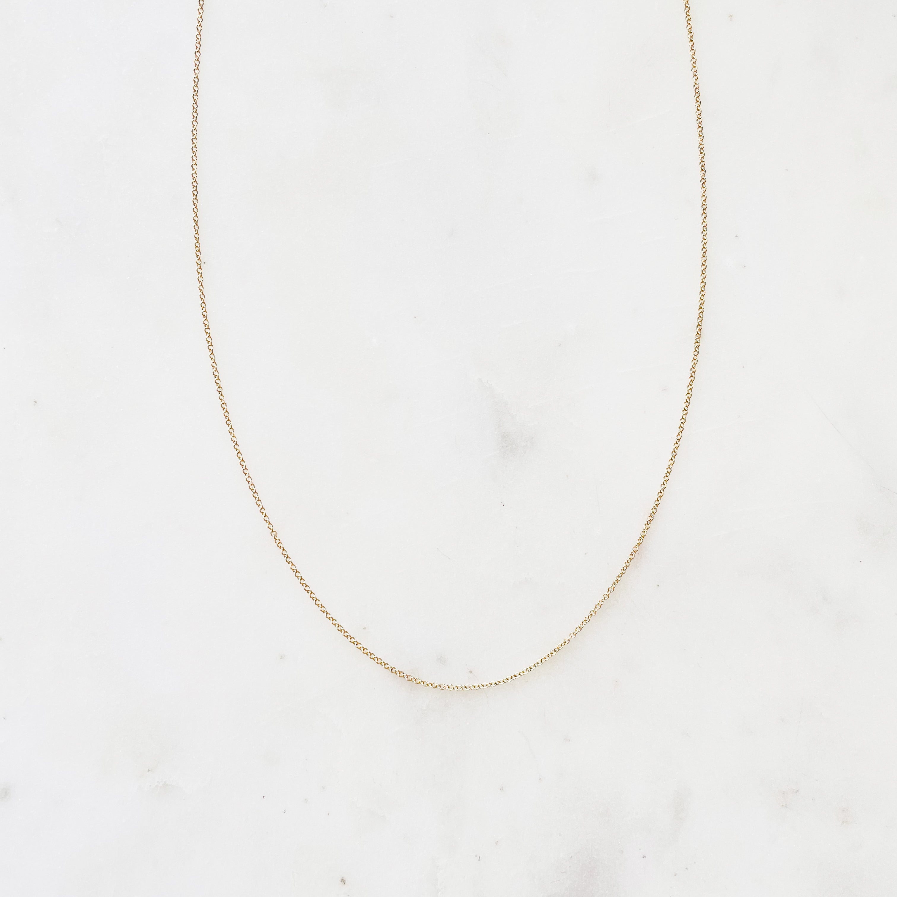 14K Classic Dainty Chain Necklace