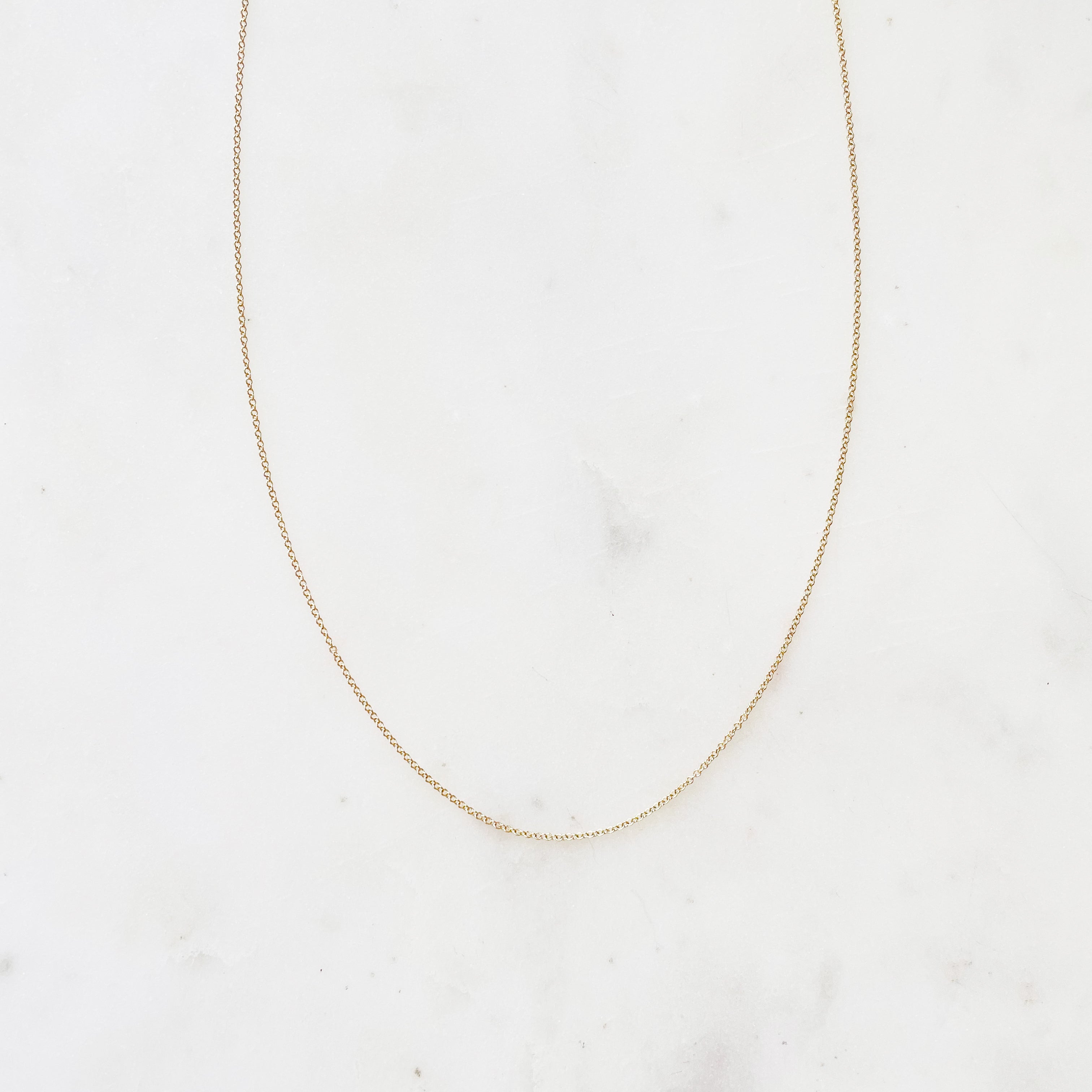 14K Classic Dainty Chain