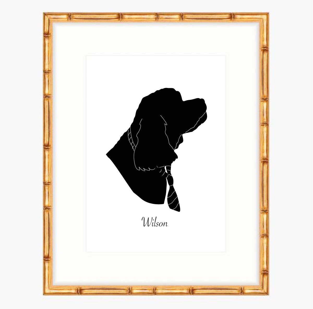 Custom Pet Silhouette - Head - Vana Chupp Studio