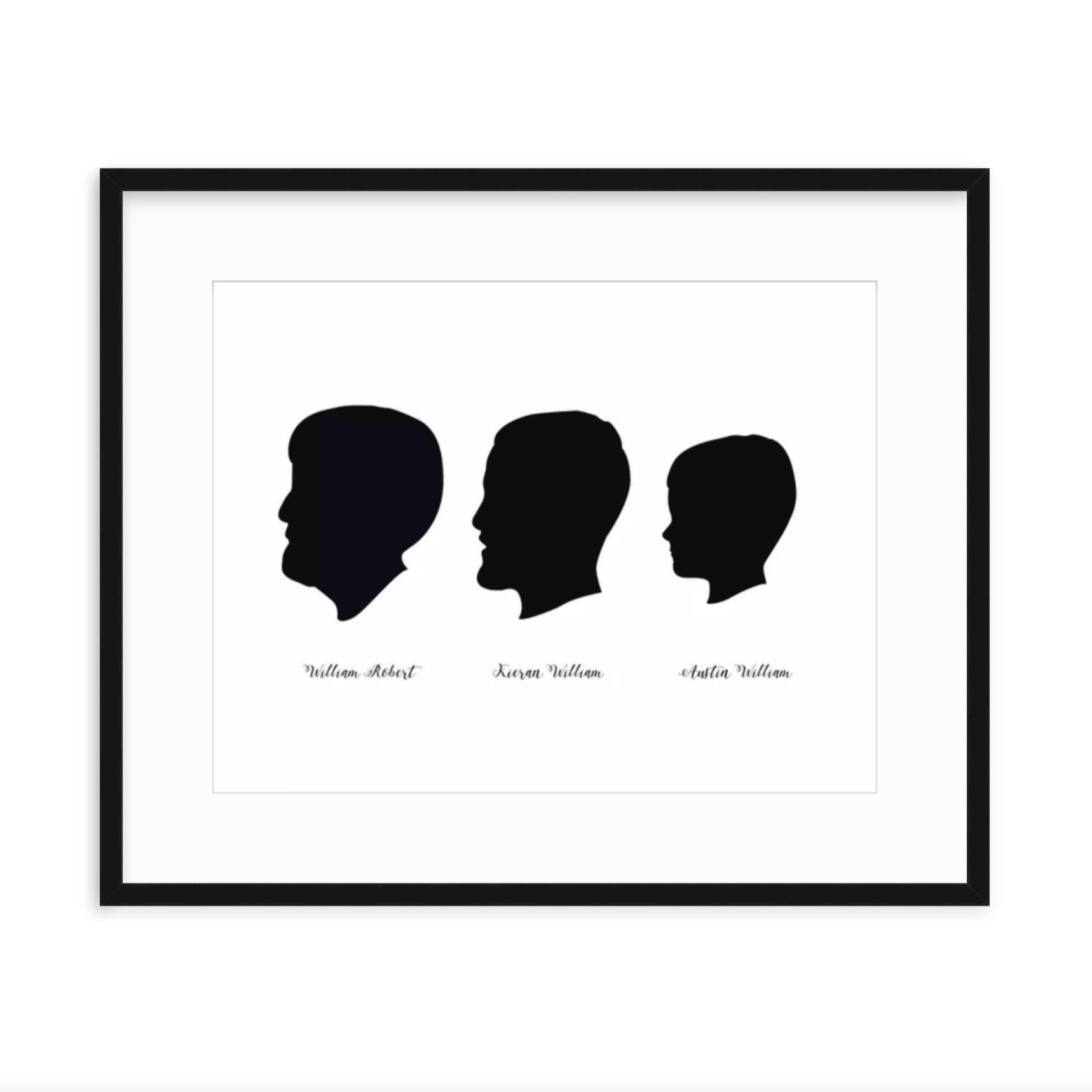 The Generational Silhouette Portrait