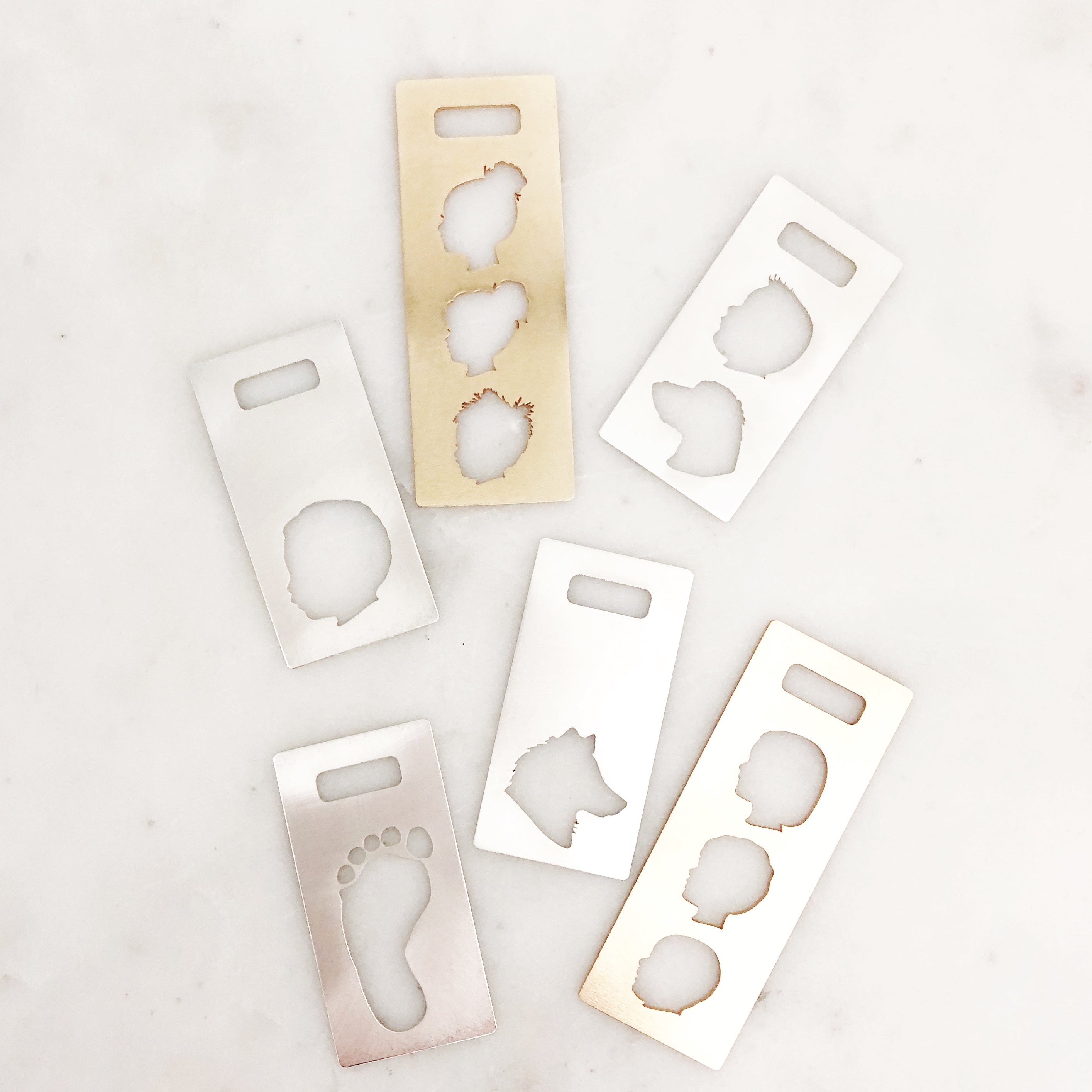 Silhouette Keychain - Vana Chupp Studio