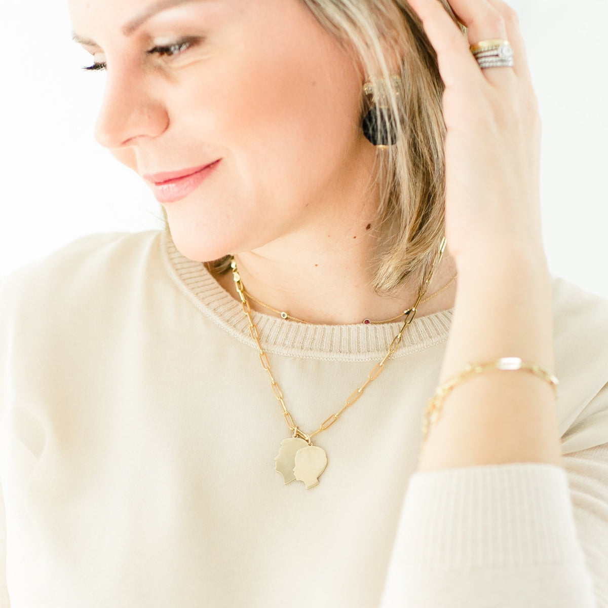 Build Your Own 14K Gold Heirloom Charm Necklace - Vana Chupp Studio