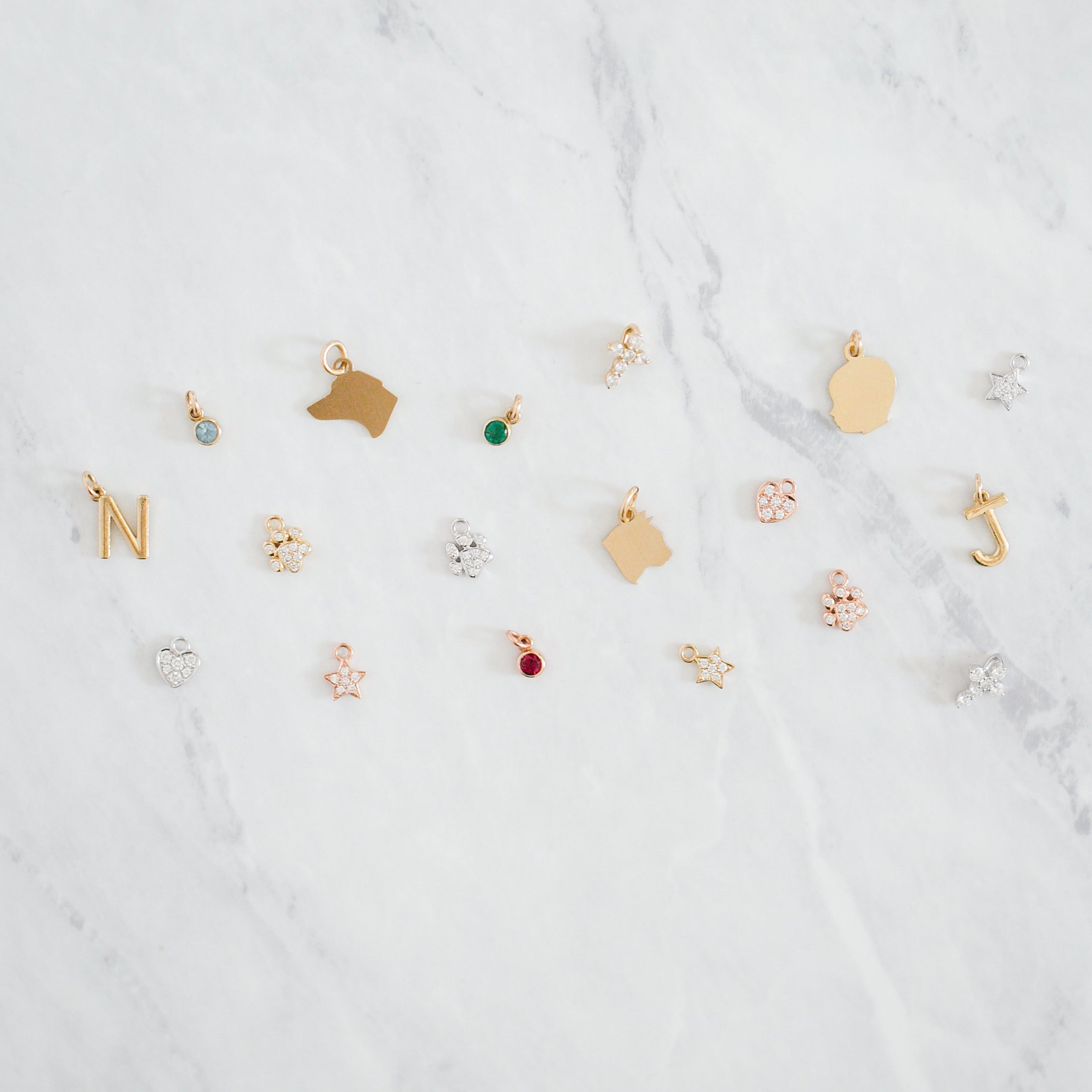 Build Your Own 14K Gold Heirloom Charm Necklace