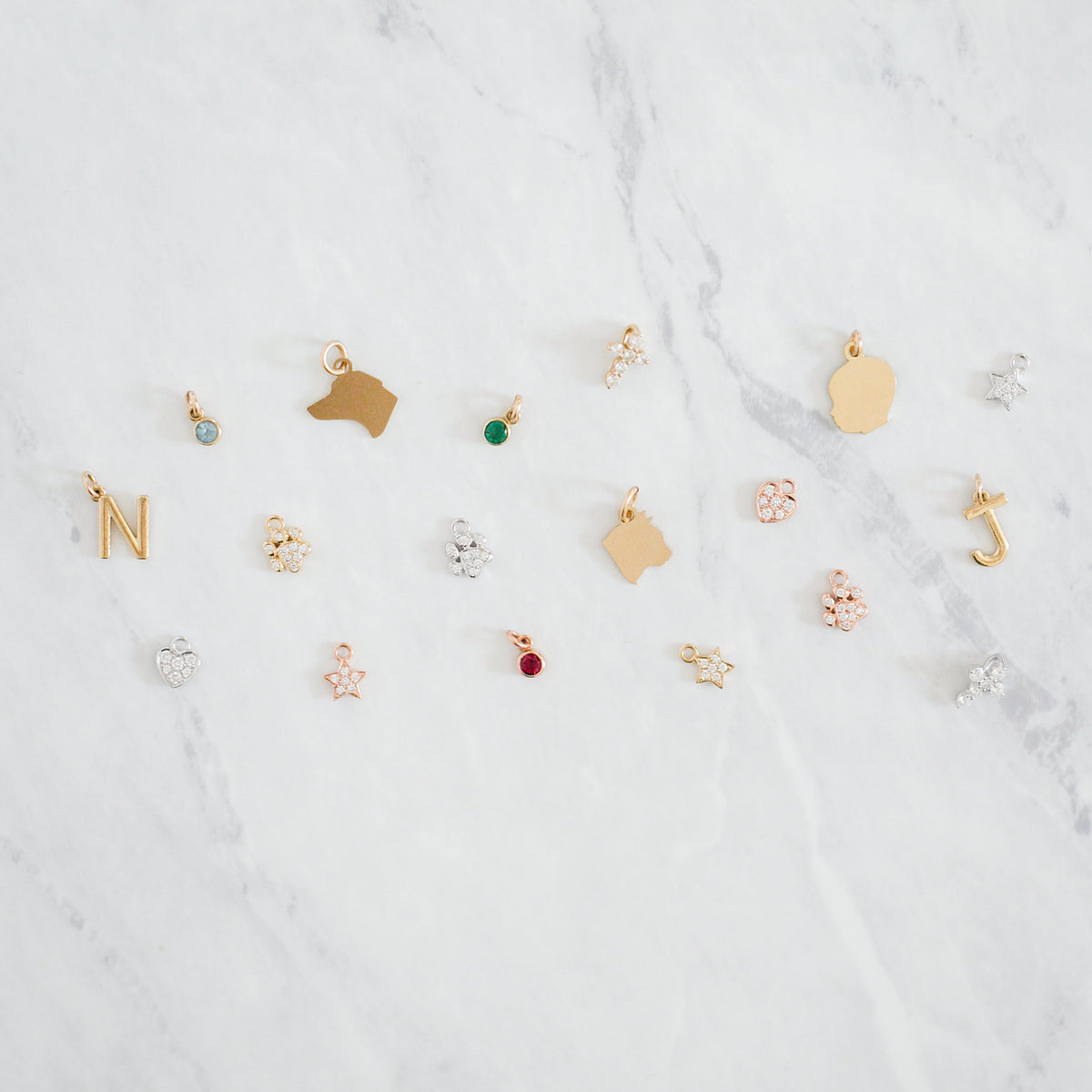 Build Your Own 14K Gold Heirloom Charm Necklace - Vana Chupp Studio