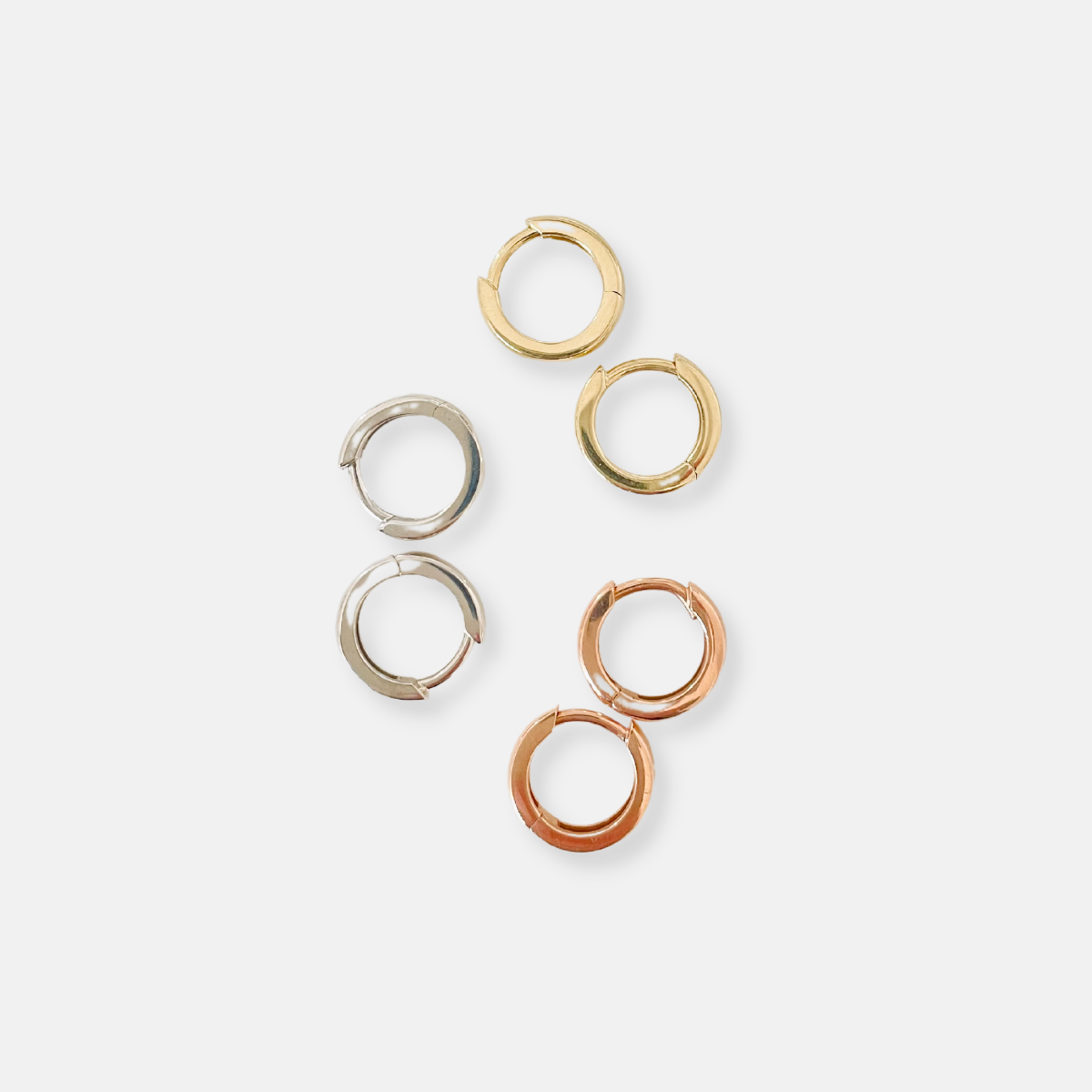 Small Huggie Hoop Earrings - Vana Chupp Studio