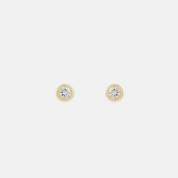 Petite Diamond Stud Earrings