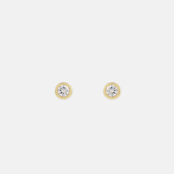 Petite Diamond Stud Earrings - Vana Chupp Studio