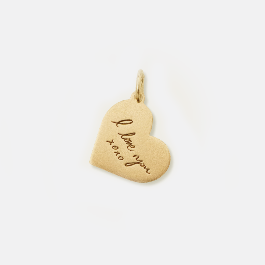Personalized Heart Medallion - Medium - Vana Chupp Studio